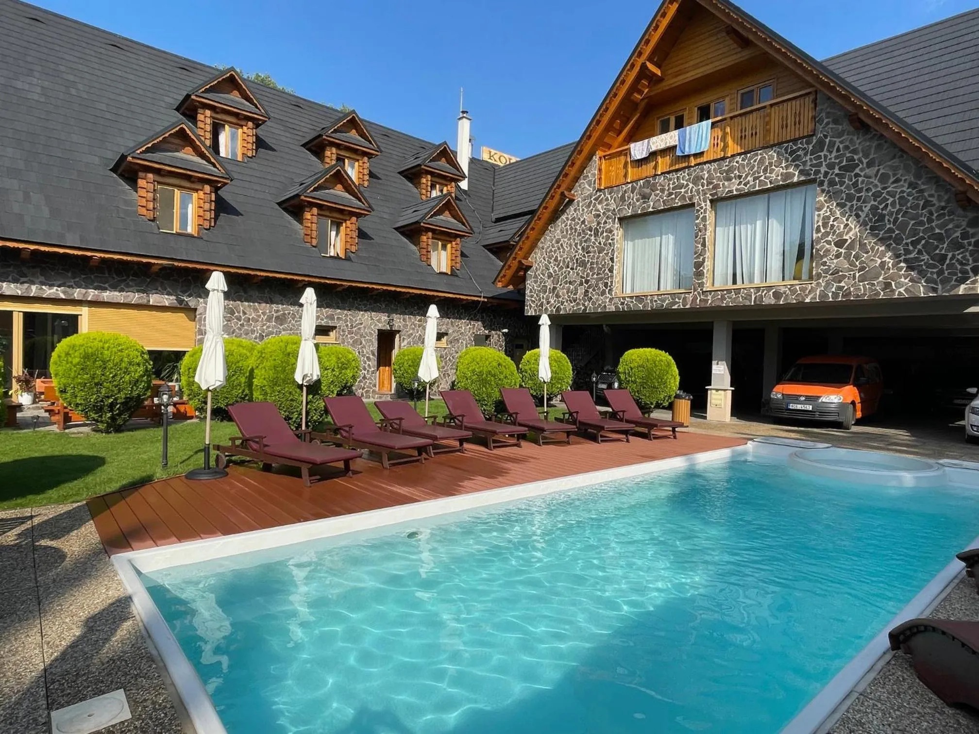 Balcony/Terrace in Hotel Koliba