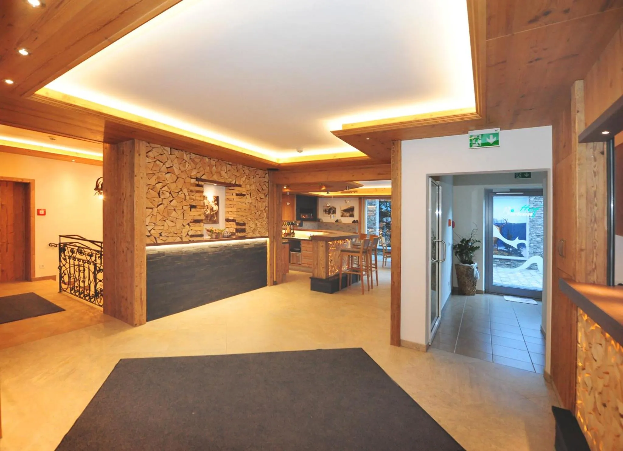 Lobby or reception in Hotel Birkenhof