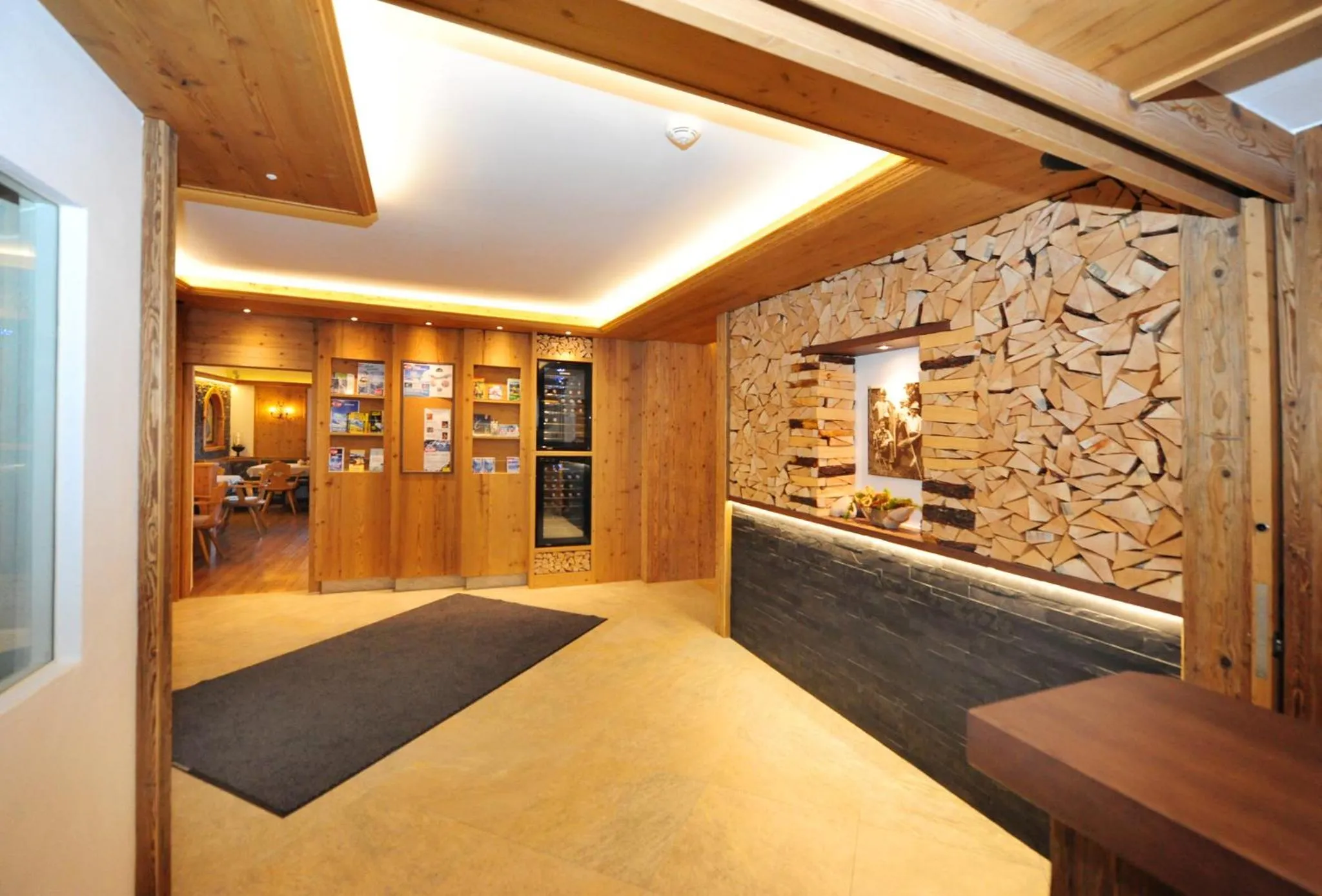 Lobby or reception, Bed in Hotel Birkenhof