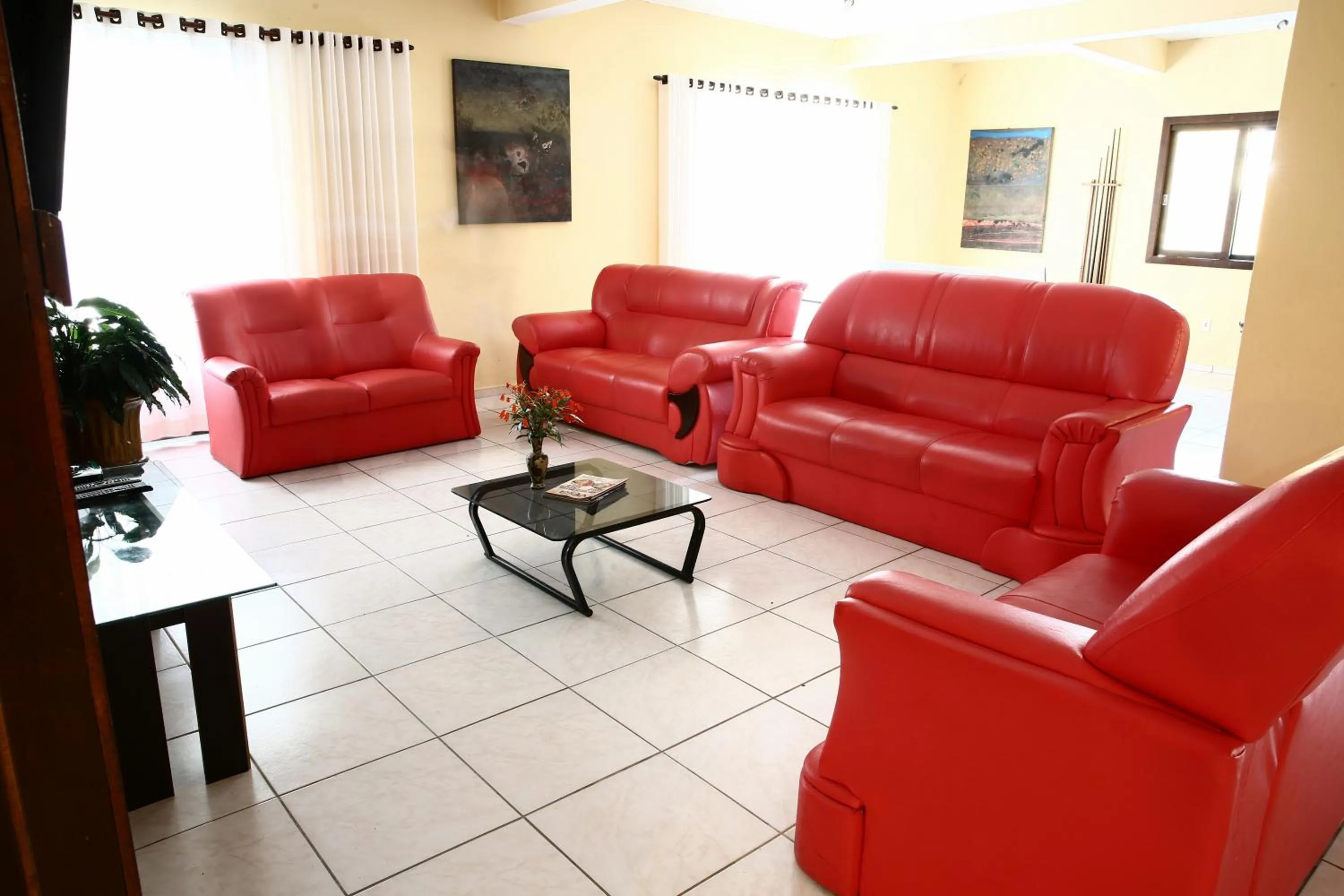 Communal lounge/ TV room in Hotel Imperador Caldas