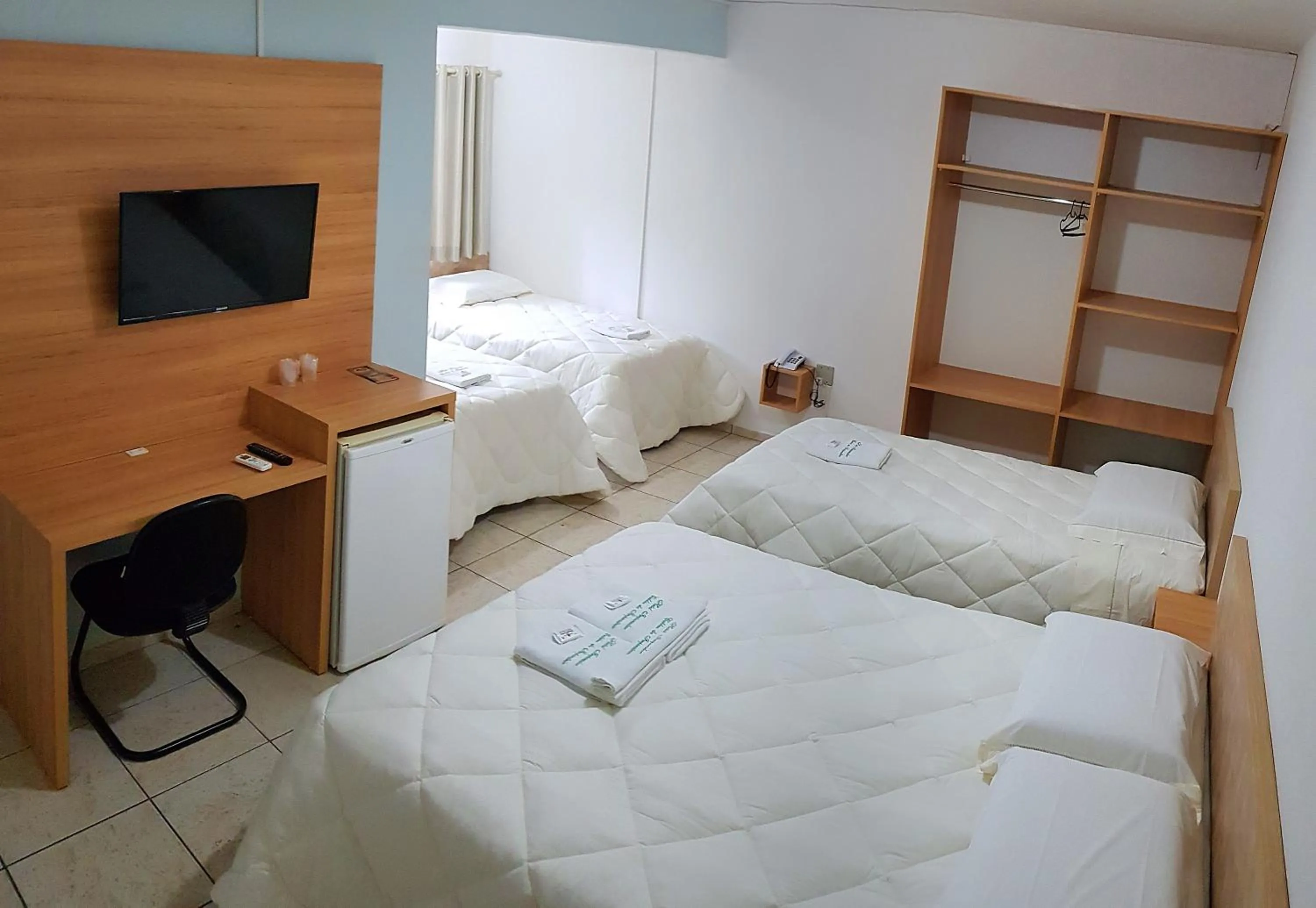 Bed in Hotel Imperador Caldas