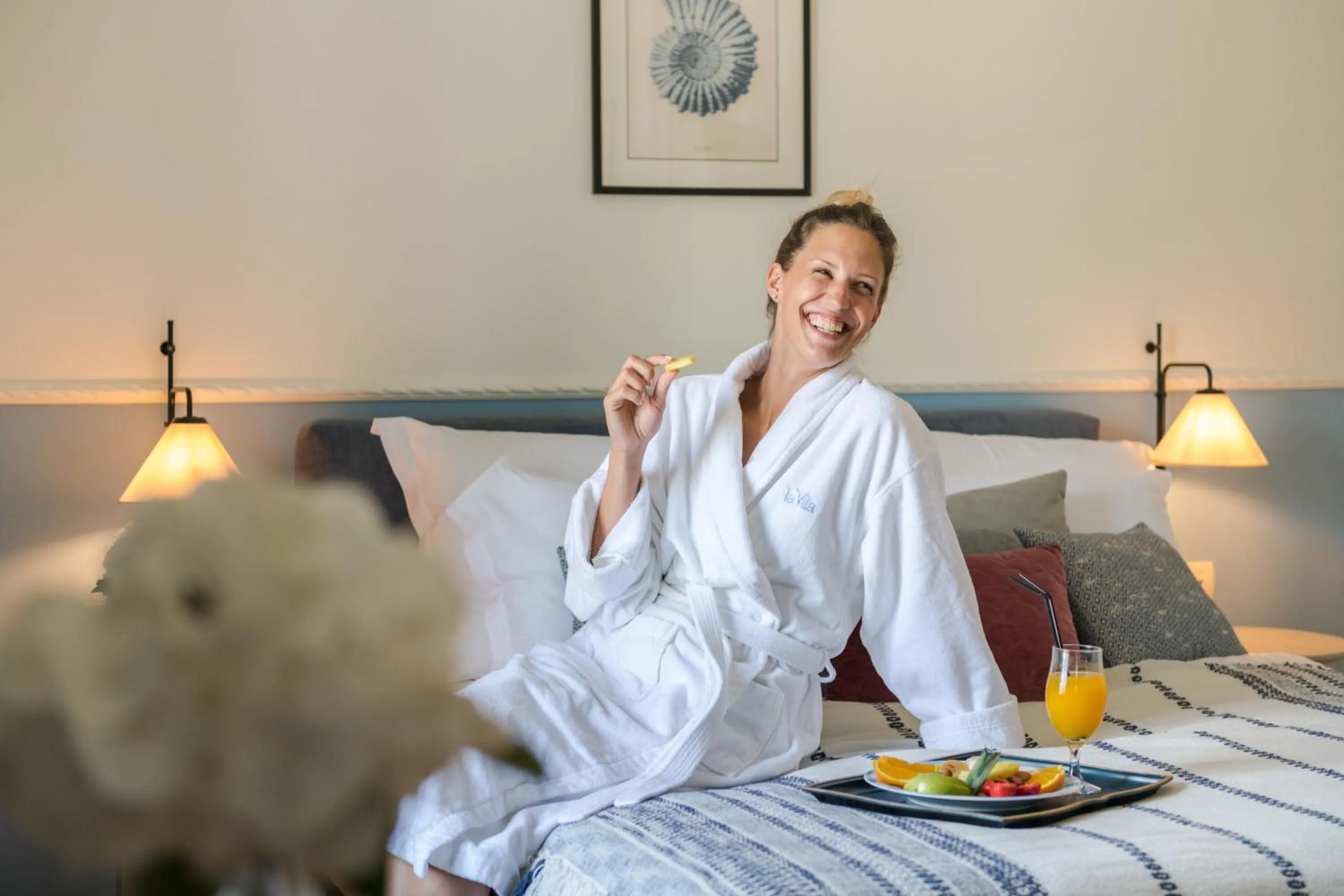 Bed in La Villa Boutique Hotel