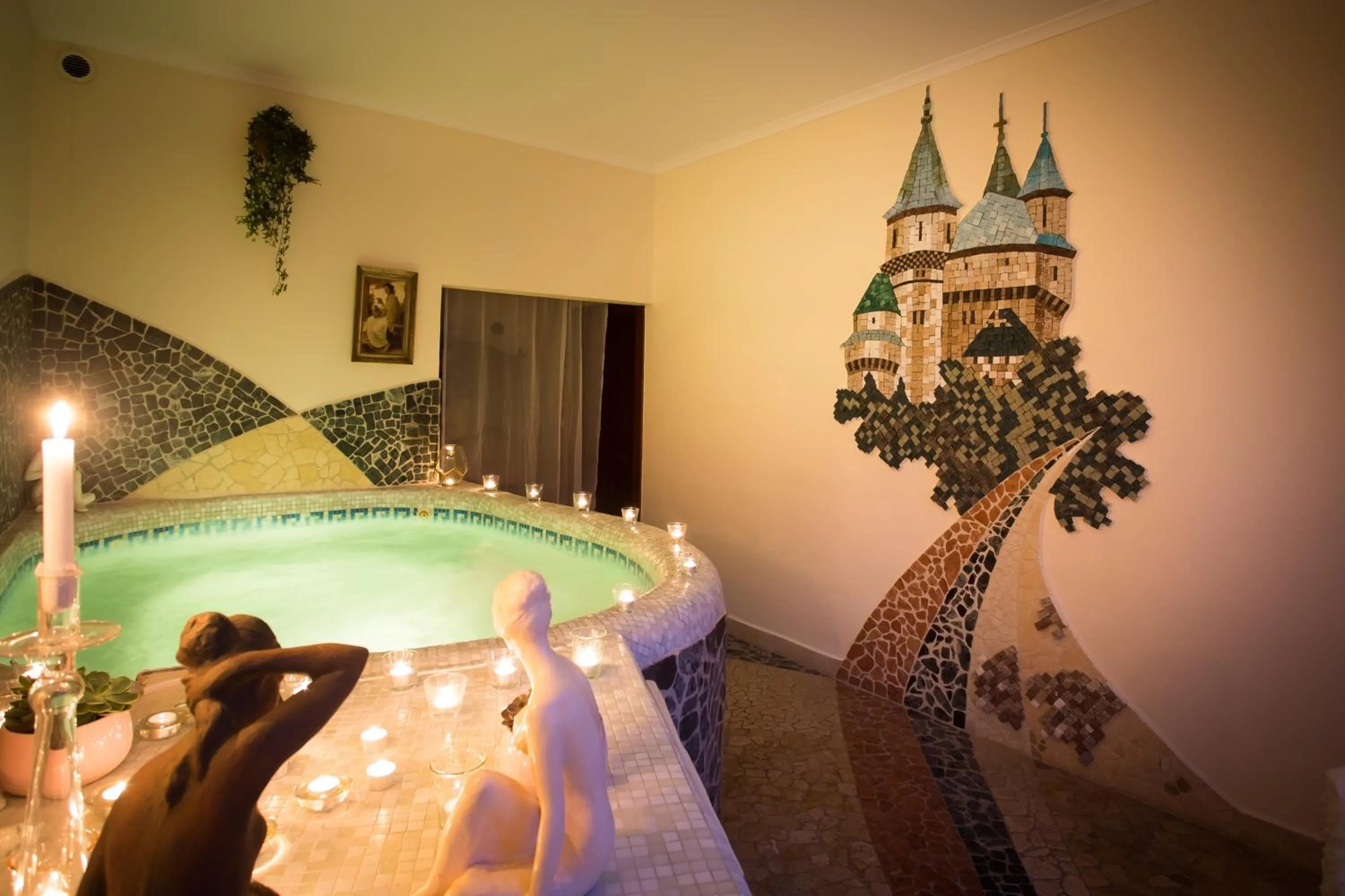 Hot Tub in Hotel Bojnický vínny dom