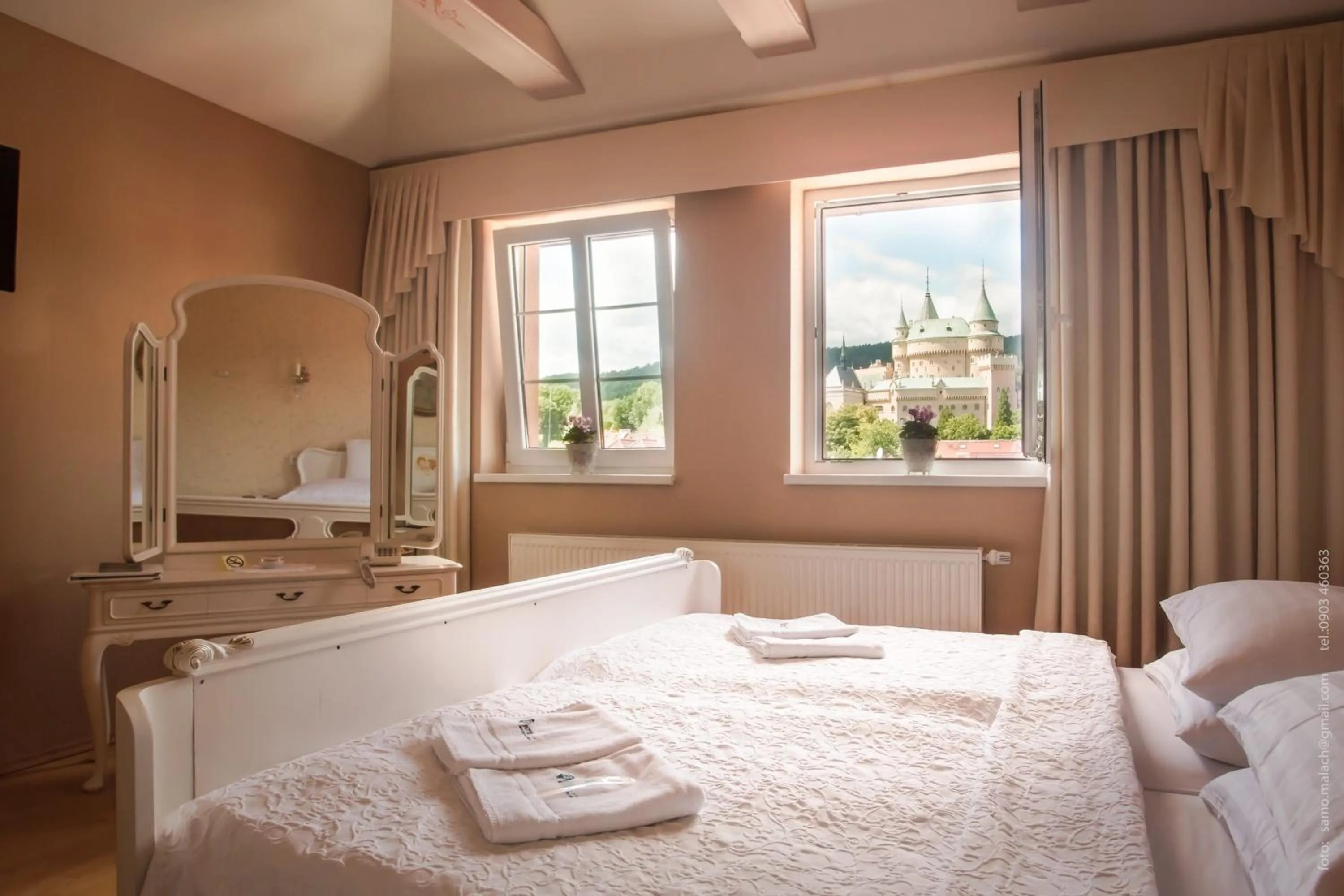 Photo of the whole room, Bed in Hotel Bojnický vínny dom