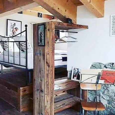 Bed in Foresteria B&B Vecchiascuola Pianazzola