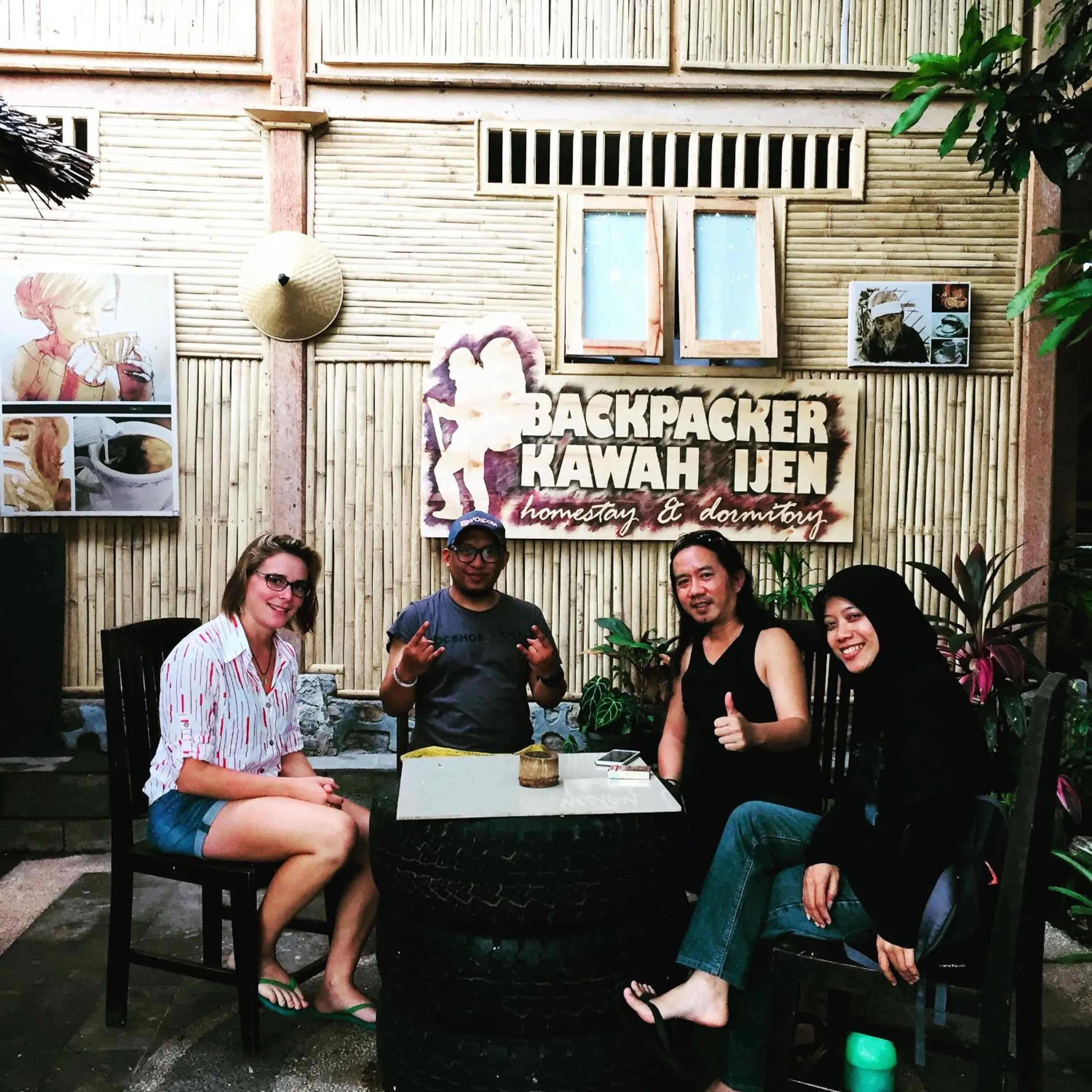 Facade/entrance in Backpacker Kawah Ijen