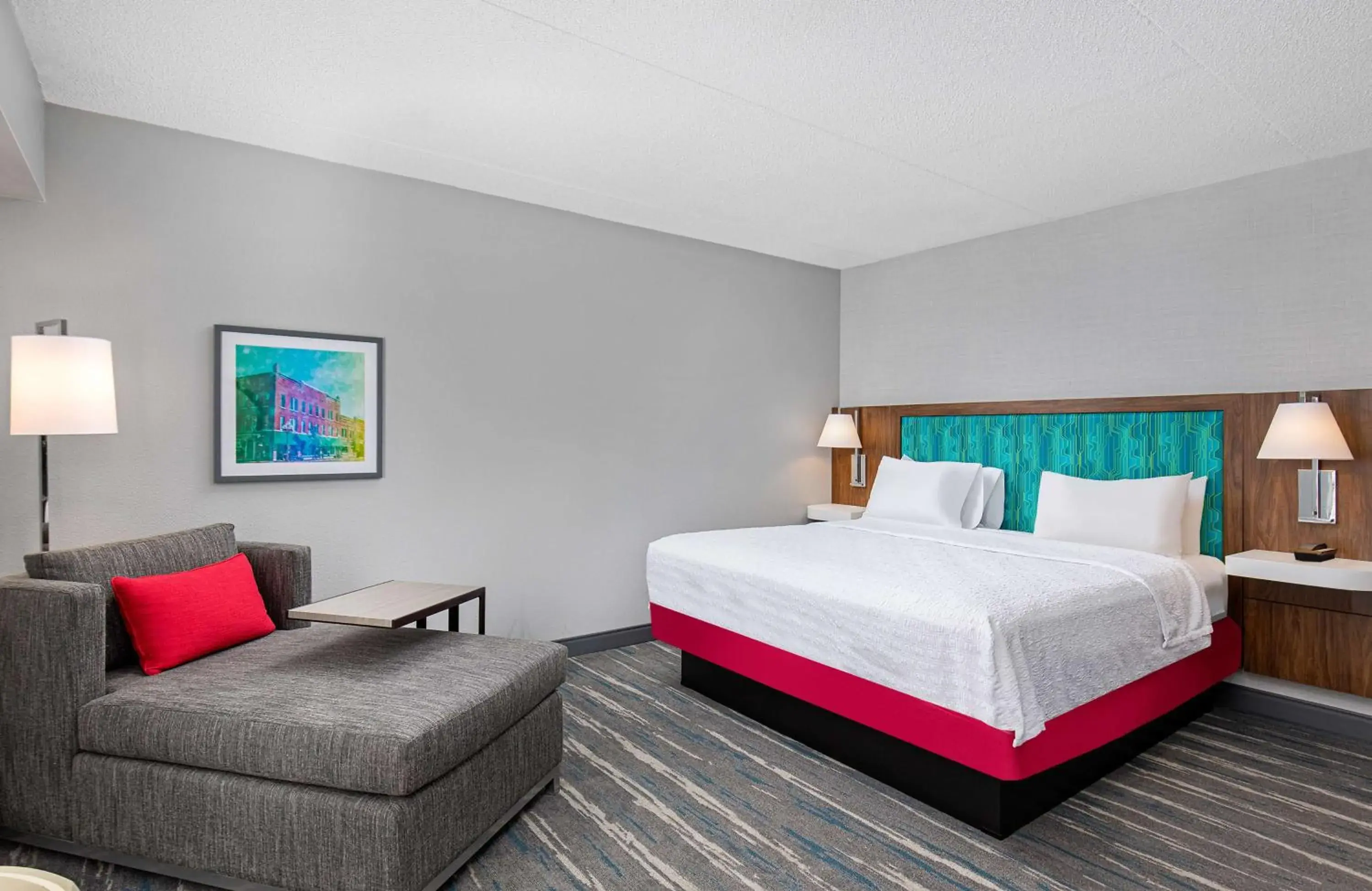 Bed in Hampton Inn Pikeville Bed in Hampton Inn Pikeville