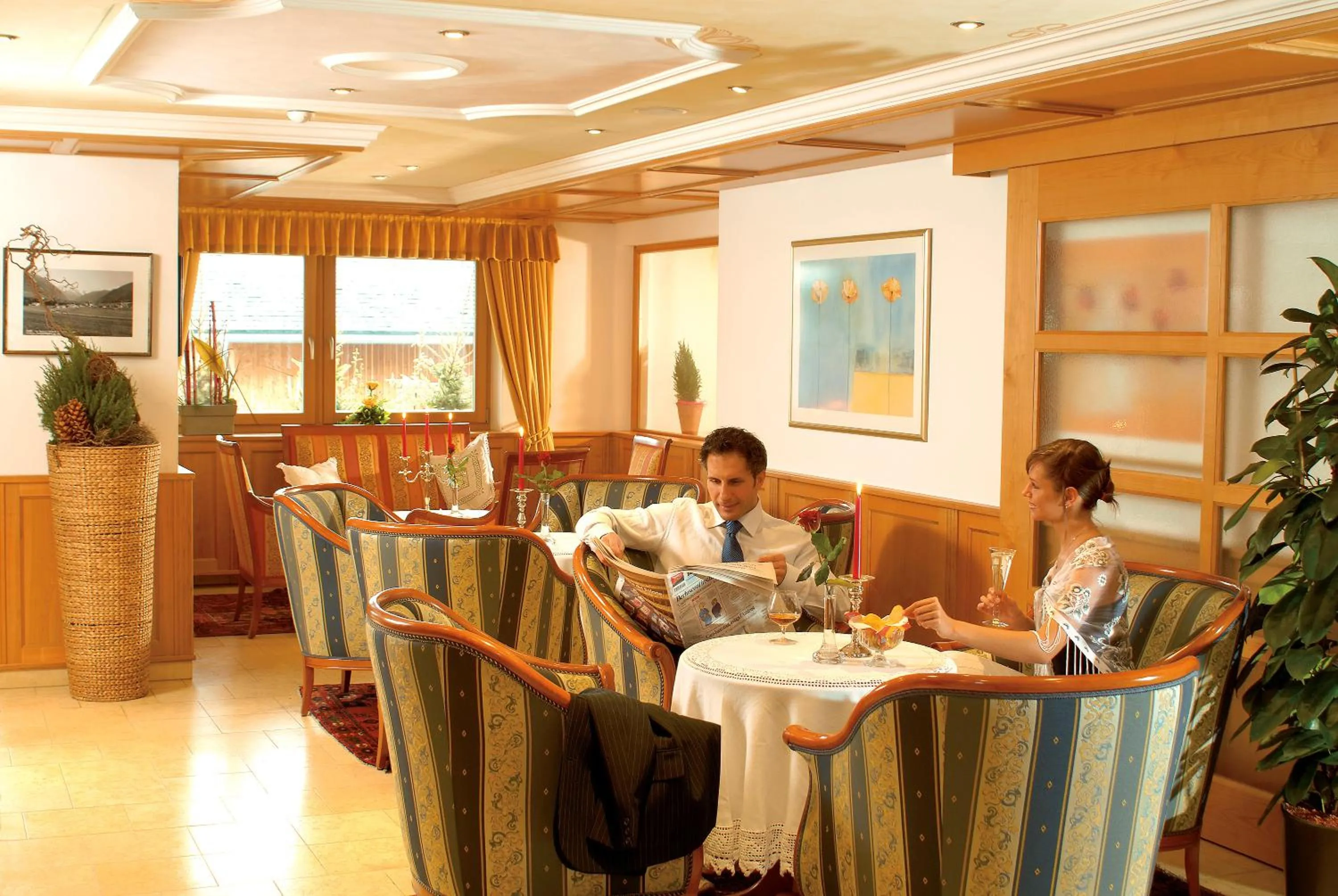 Lobby or reception in Hotel Brötz