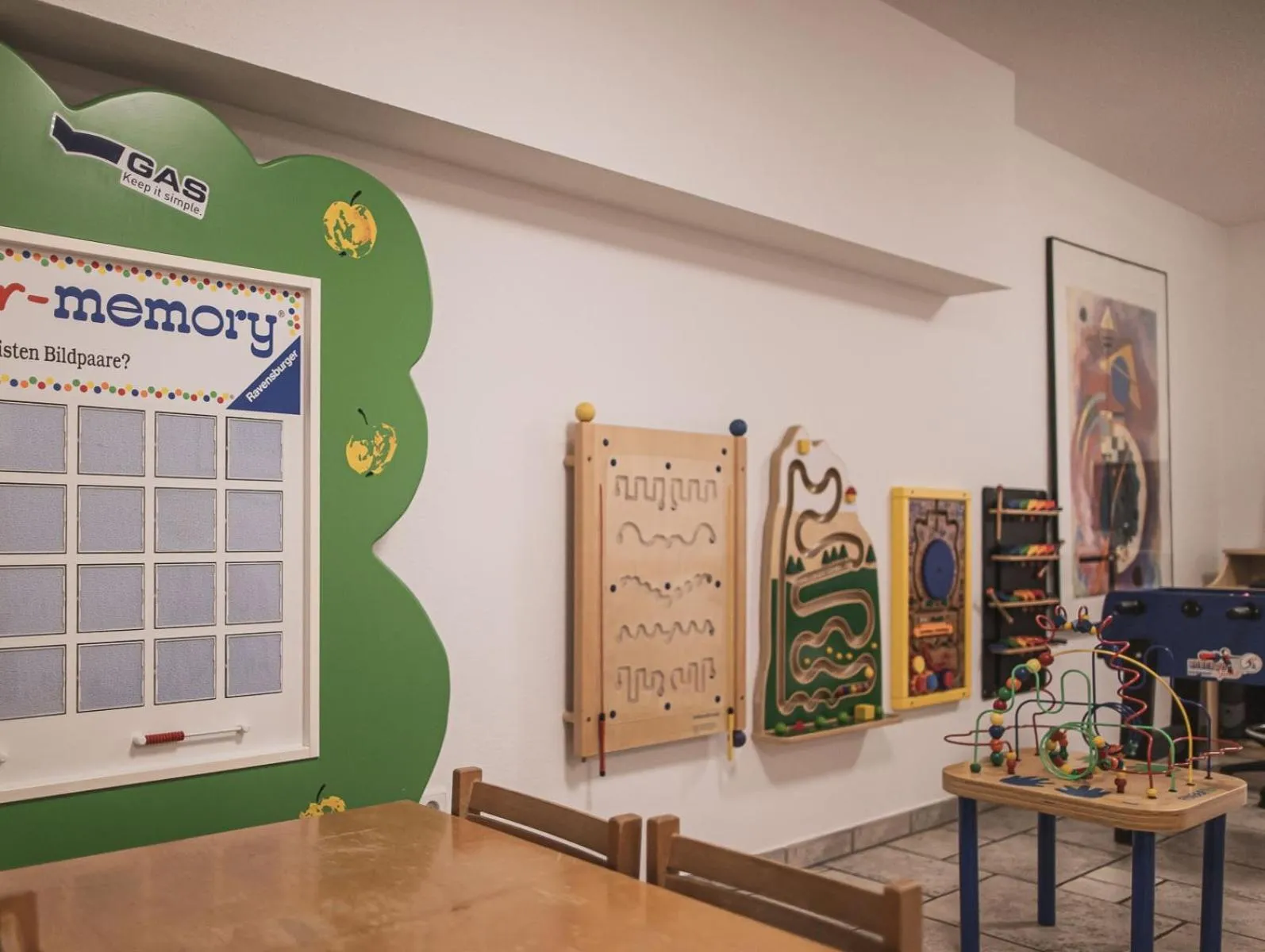 Game Room in Hotel Brötz