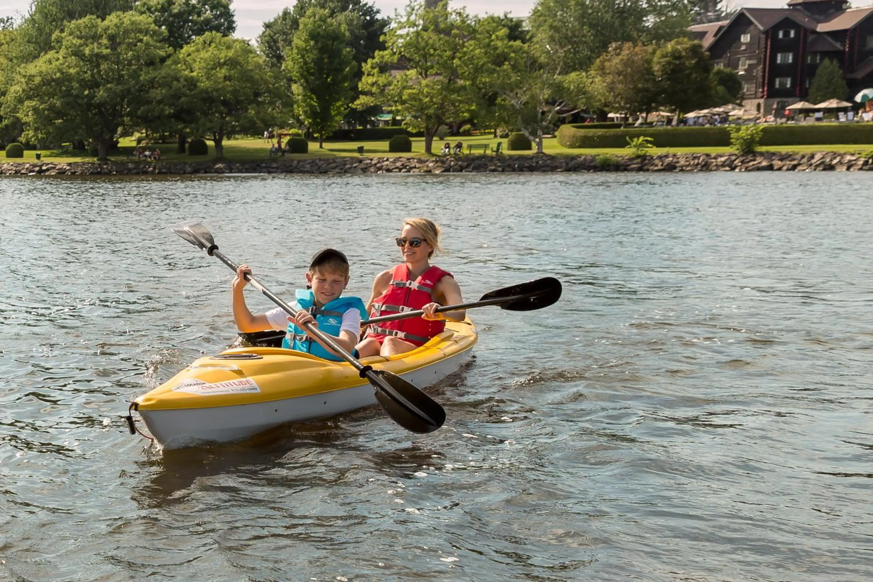 People in Fairmont Le Chateau Montebello