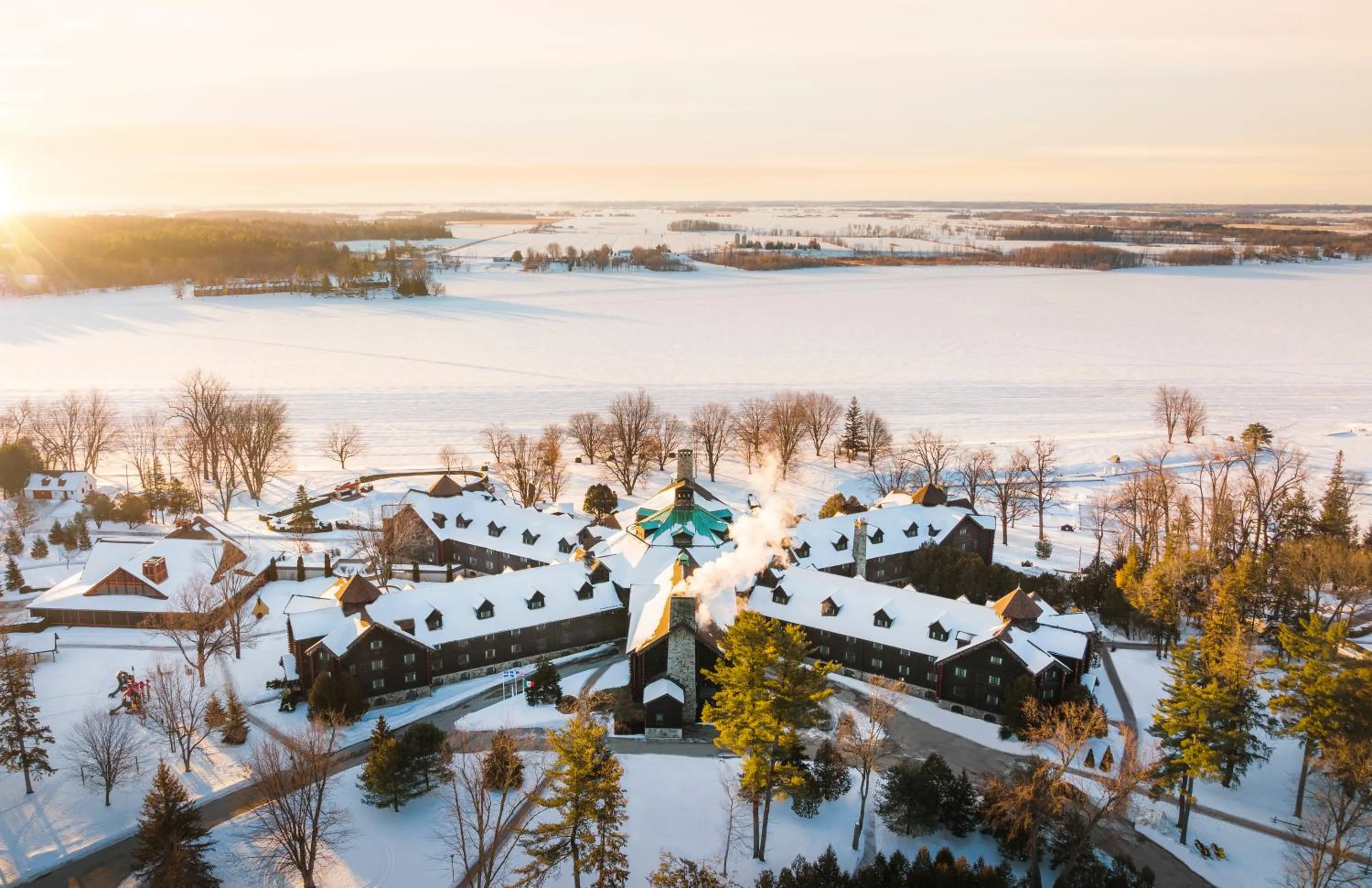Natural landscape in Fairmont Le Chateau Montebello