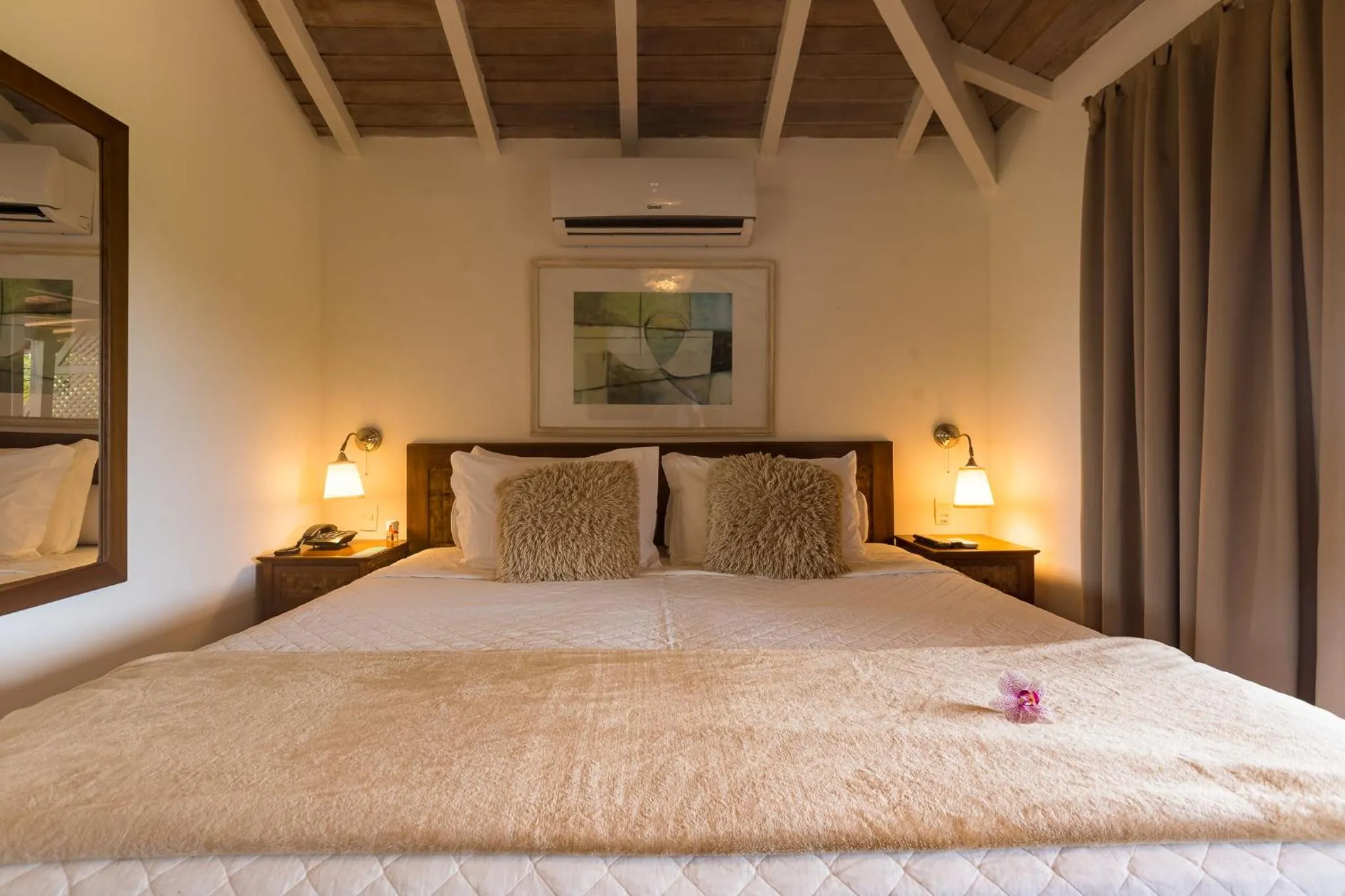 Bed in La Pedrera Small Hotel & Spa