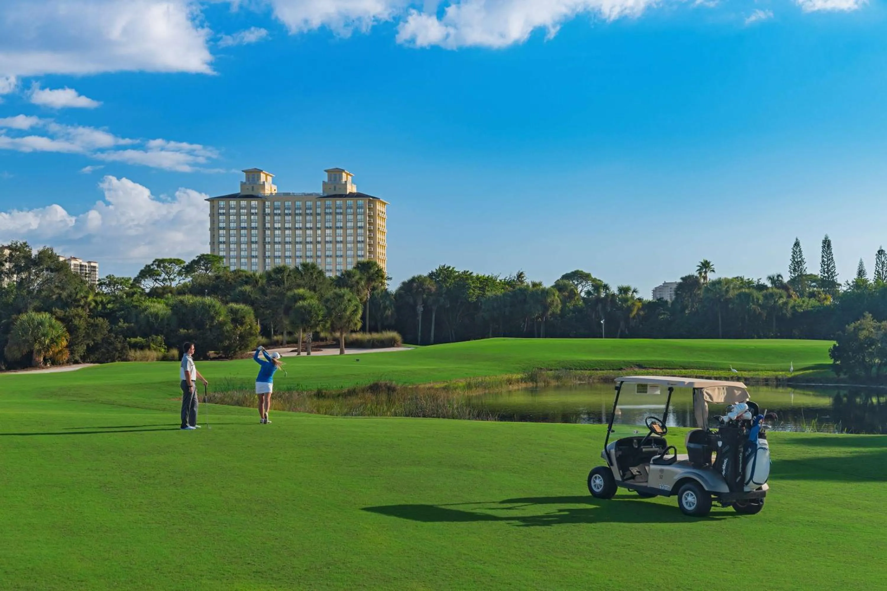 Golfcourse in Hyatt Regency Coconut Point Resort & Spa Near Naples