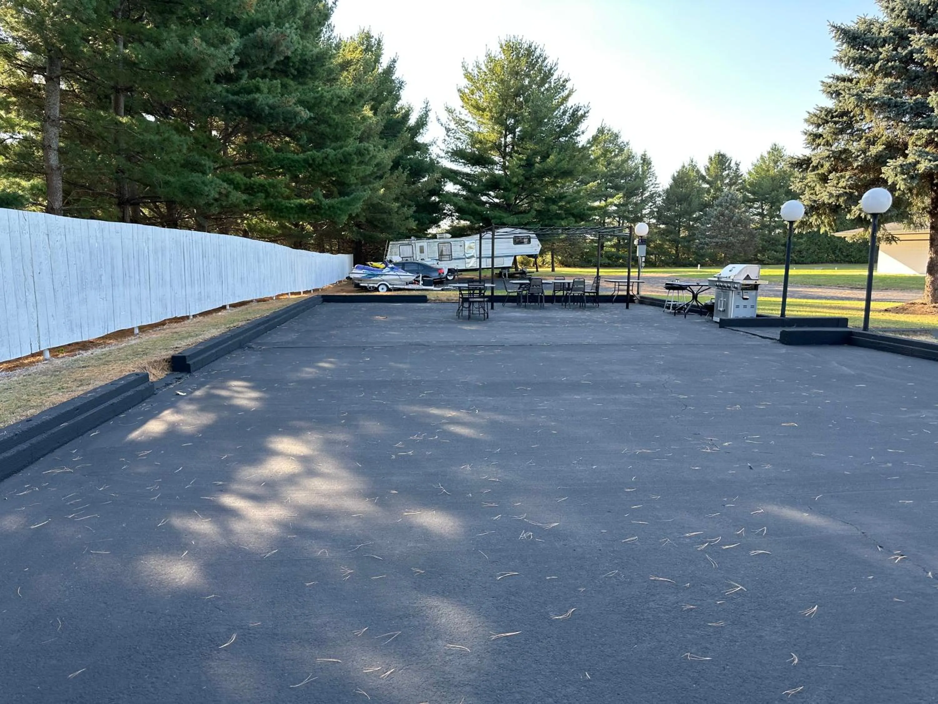 Patio in Skyview Motel - Prairie du Sac