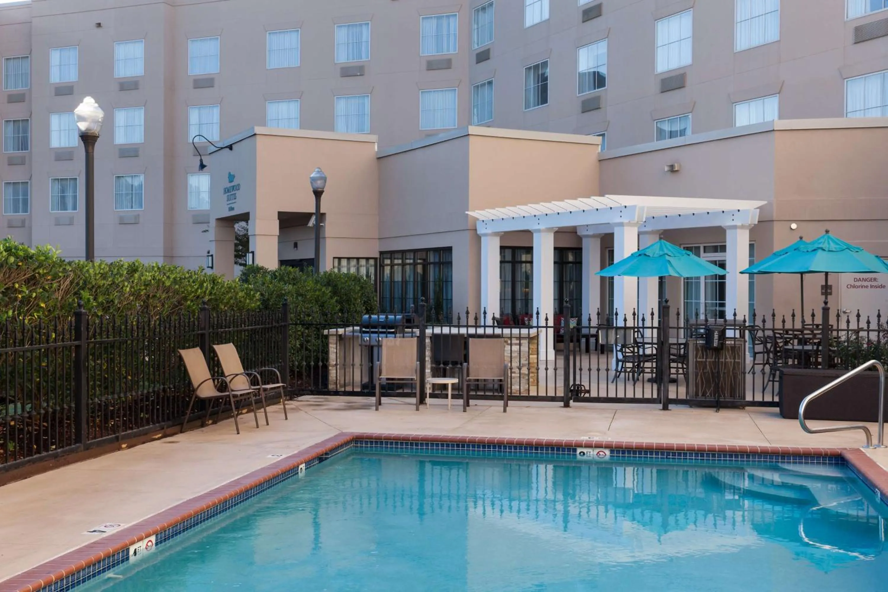 Pool view in Homewood Suites by Hilton Huntsville-Village of Providence