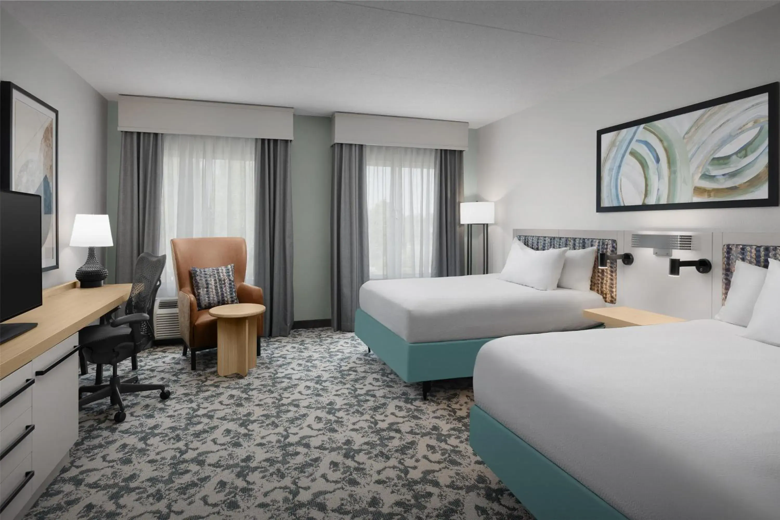 Queen Room with Two Queen Beds - Mobility Access in Hilton Garden Inn Huntsville/Space Center Queen Room with Two Queen Beds - Mobility Access in Hilton Garden Inn Huntsville/Space Center