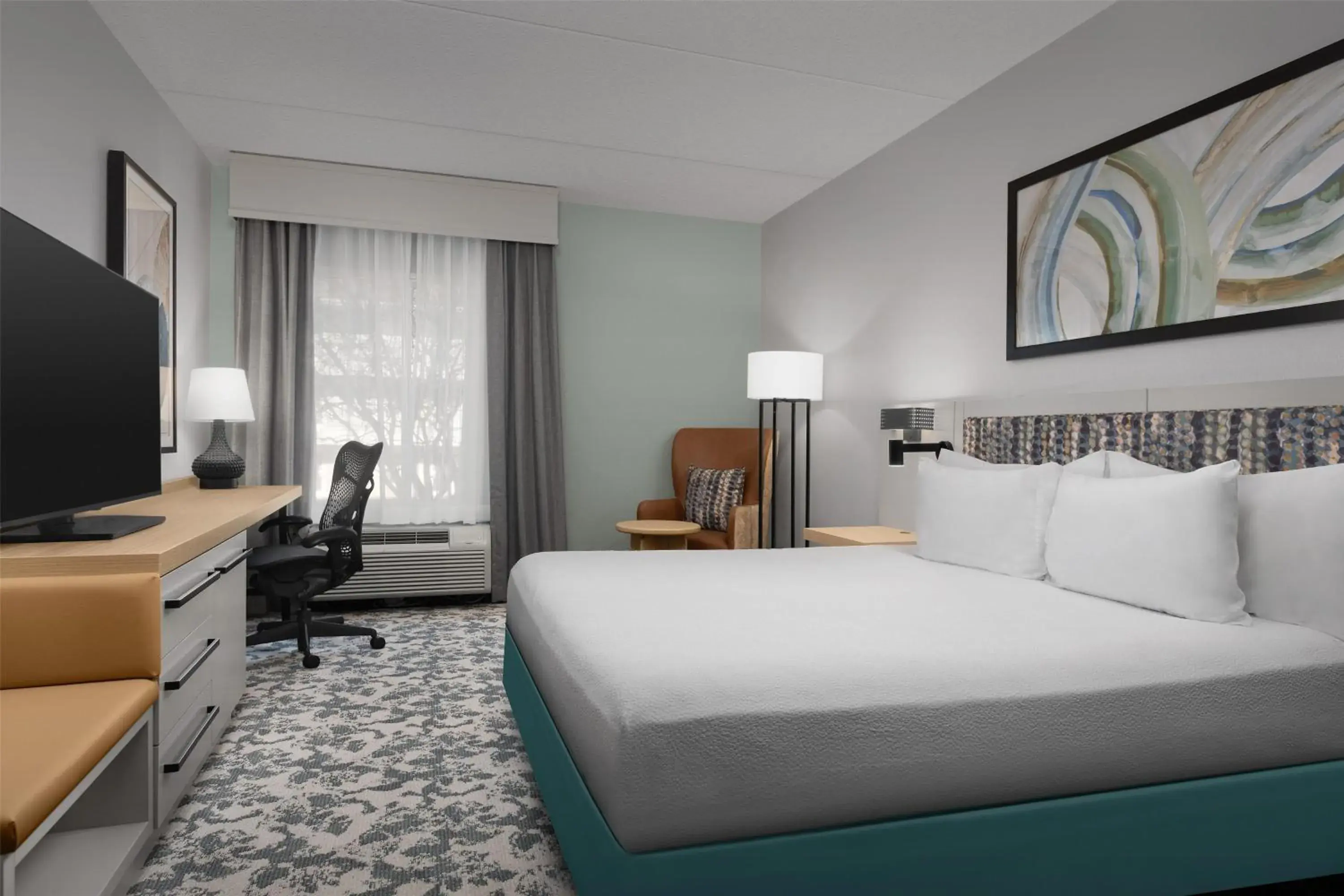 Bed in Hilton Garden Inn Huntsville/Space Center Bed in Hilton Garden Inn Huntsville/Space Center