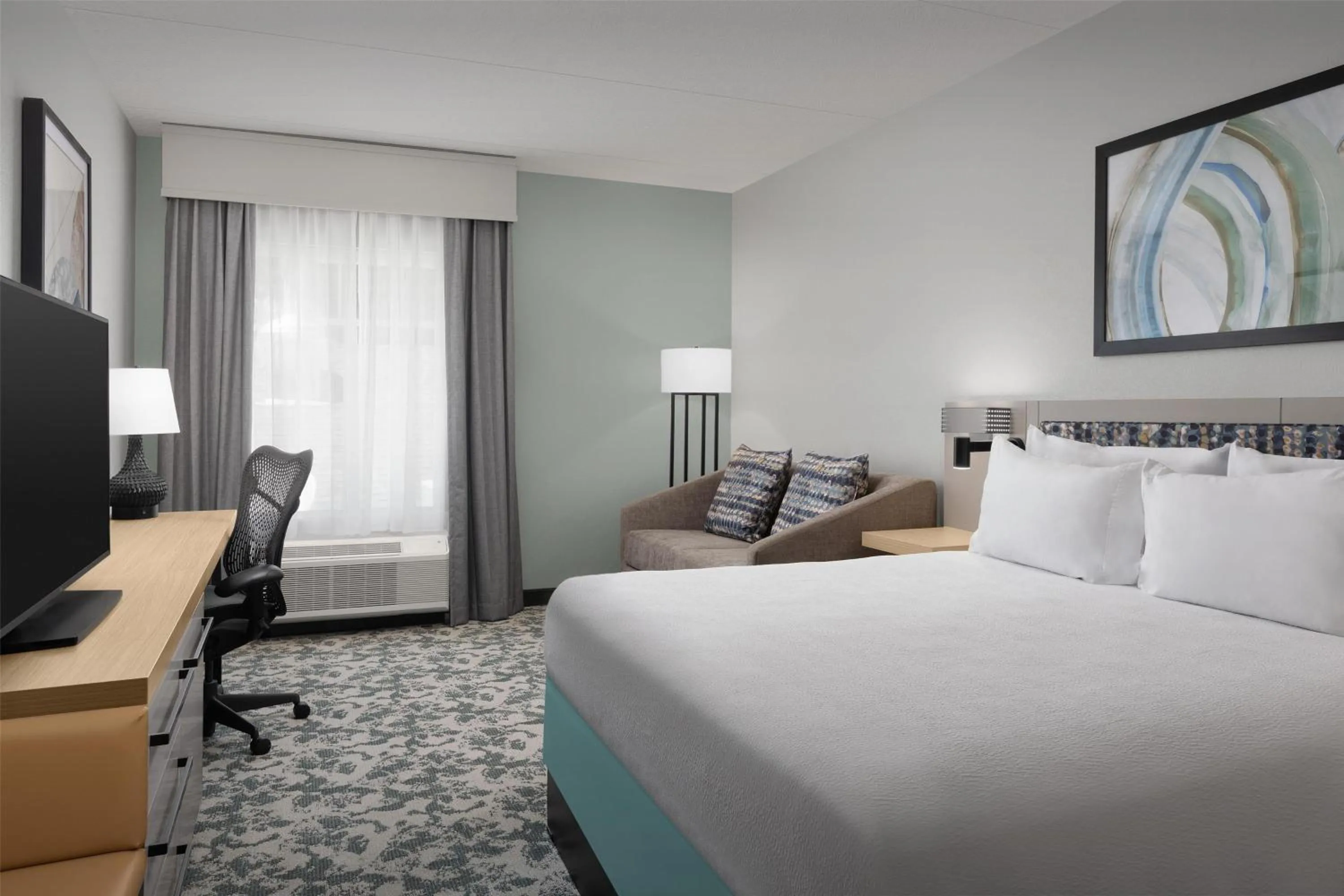 Bed in Hilton Garden Inn Huntsville/Space Center