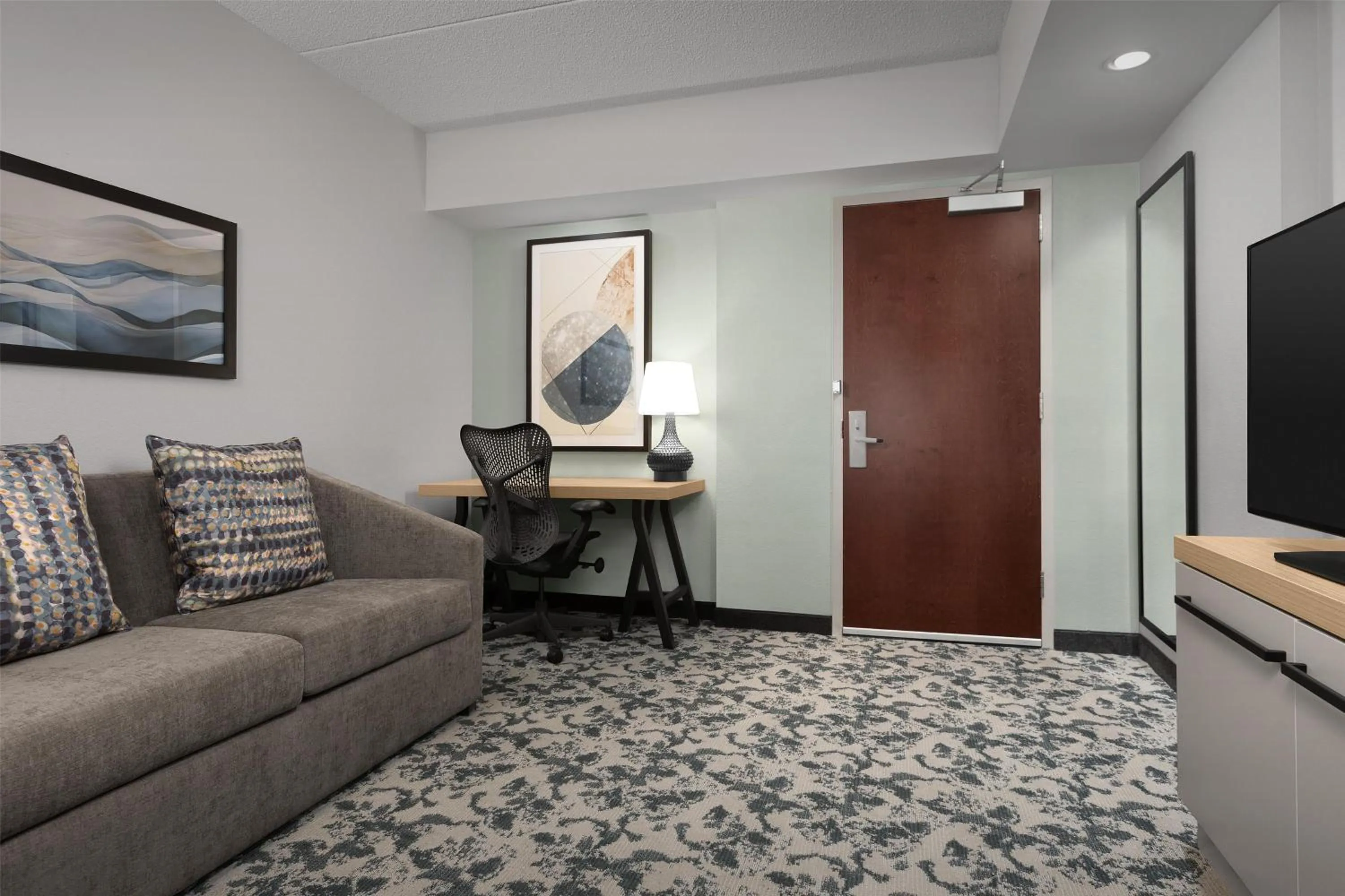 Living room in Hilton Garden Inn Huntsville/Space Center