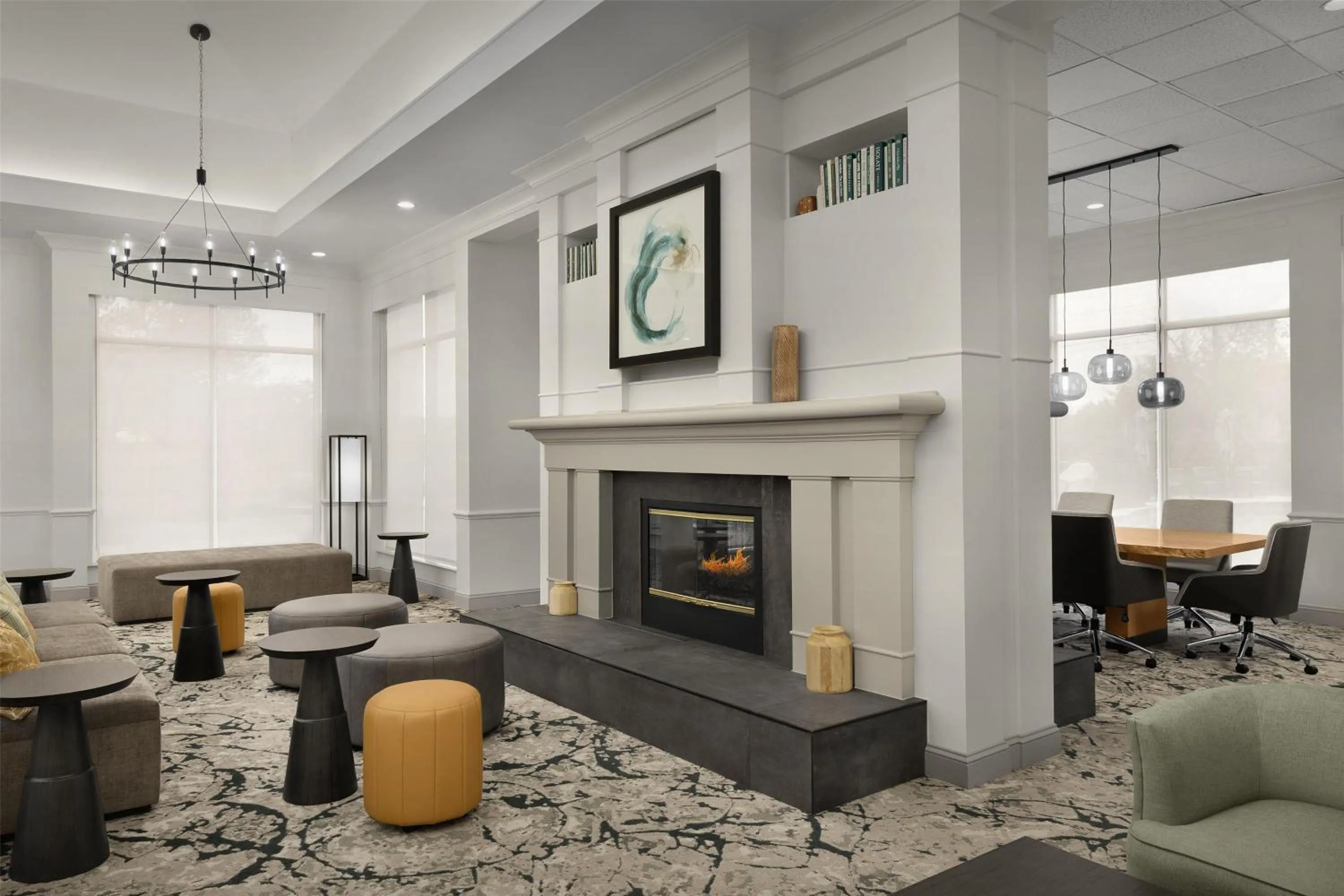 Lobby or reception in Hilton Garden Inn Huntsville/Space Center