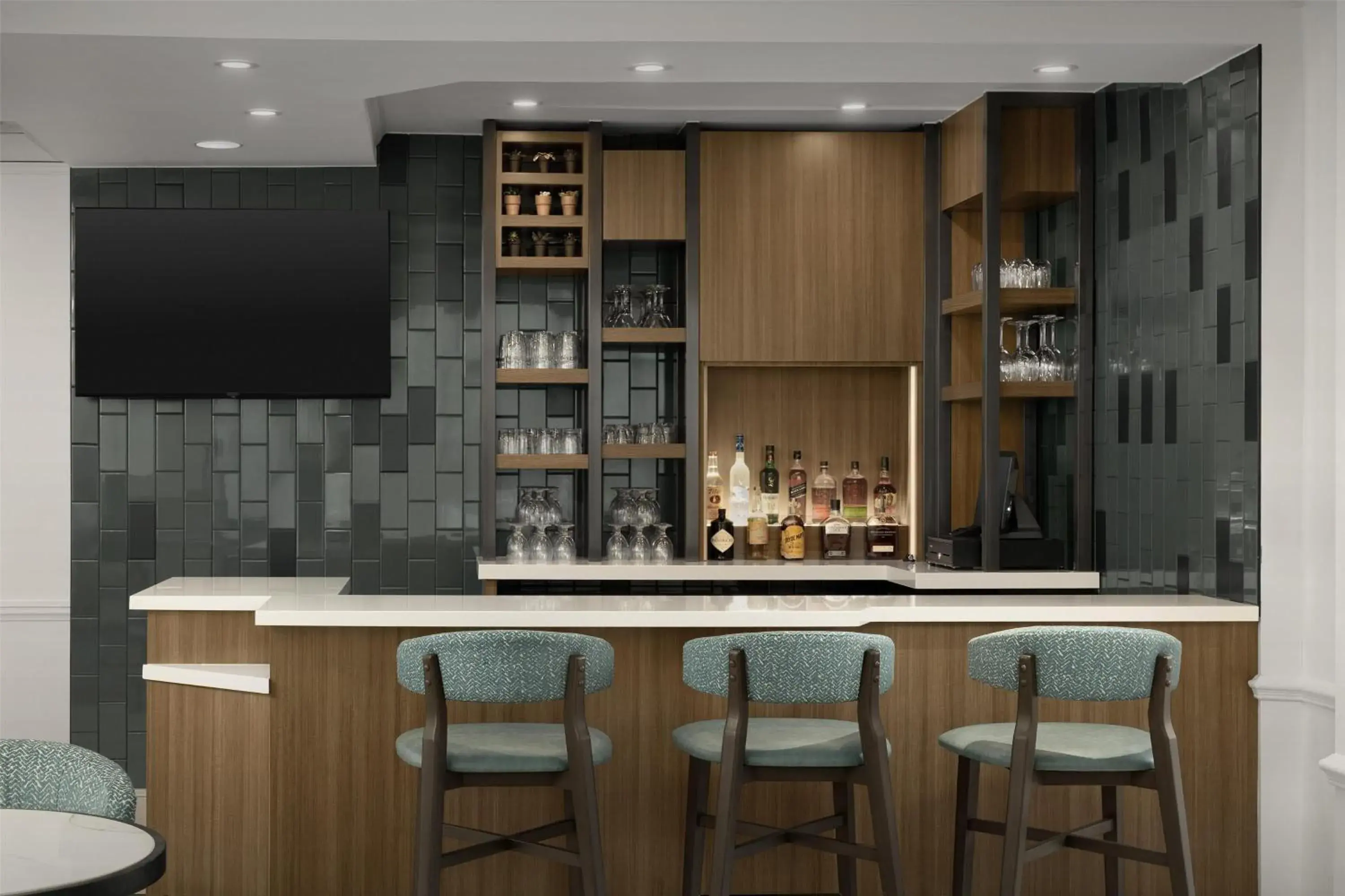 Lounge or bar in Hilton Garden Inn Huntsville/Space Center Lounge or bar in Hilton Garden Inn Huntsville/Space Center