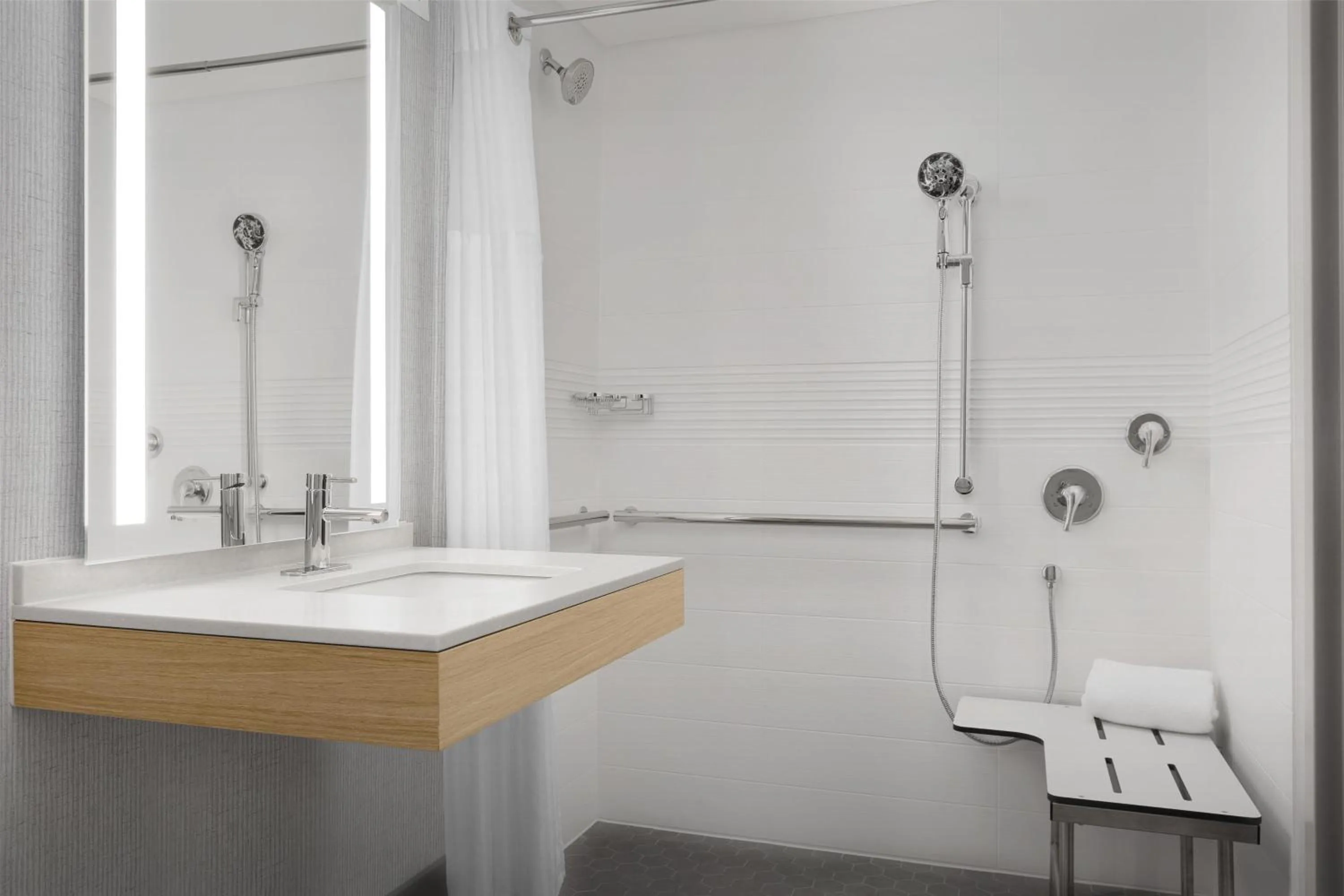 Bathroom in Hilton Garden Inn Huntsville/Space Center