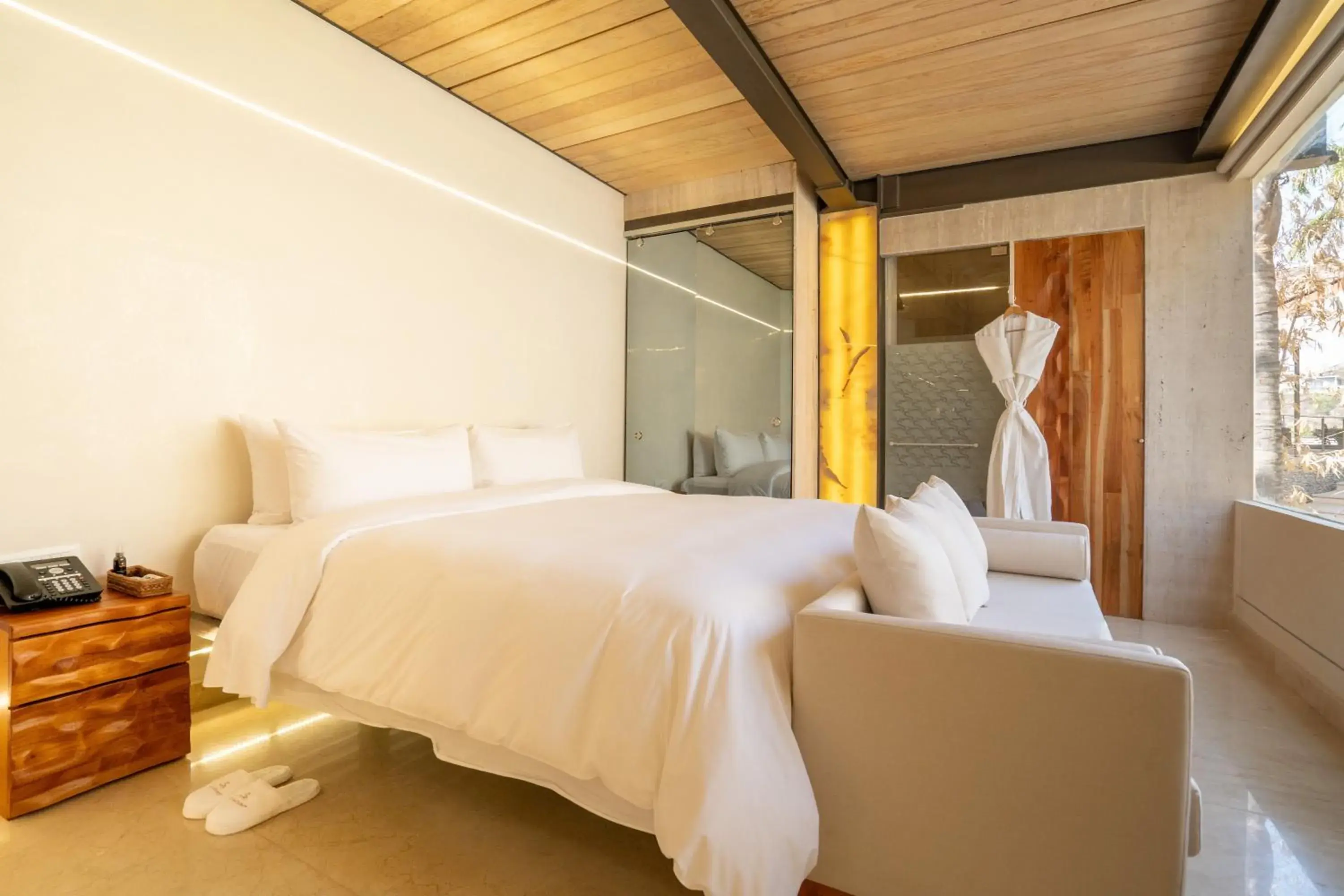 Bed in El Santuario Resort & Spa Bed in El Santuario Resort & Spa