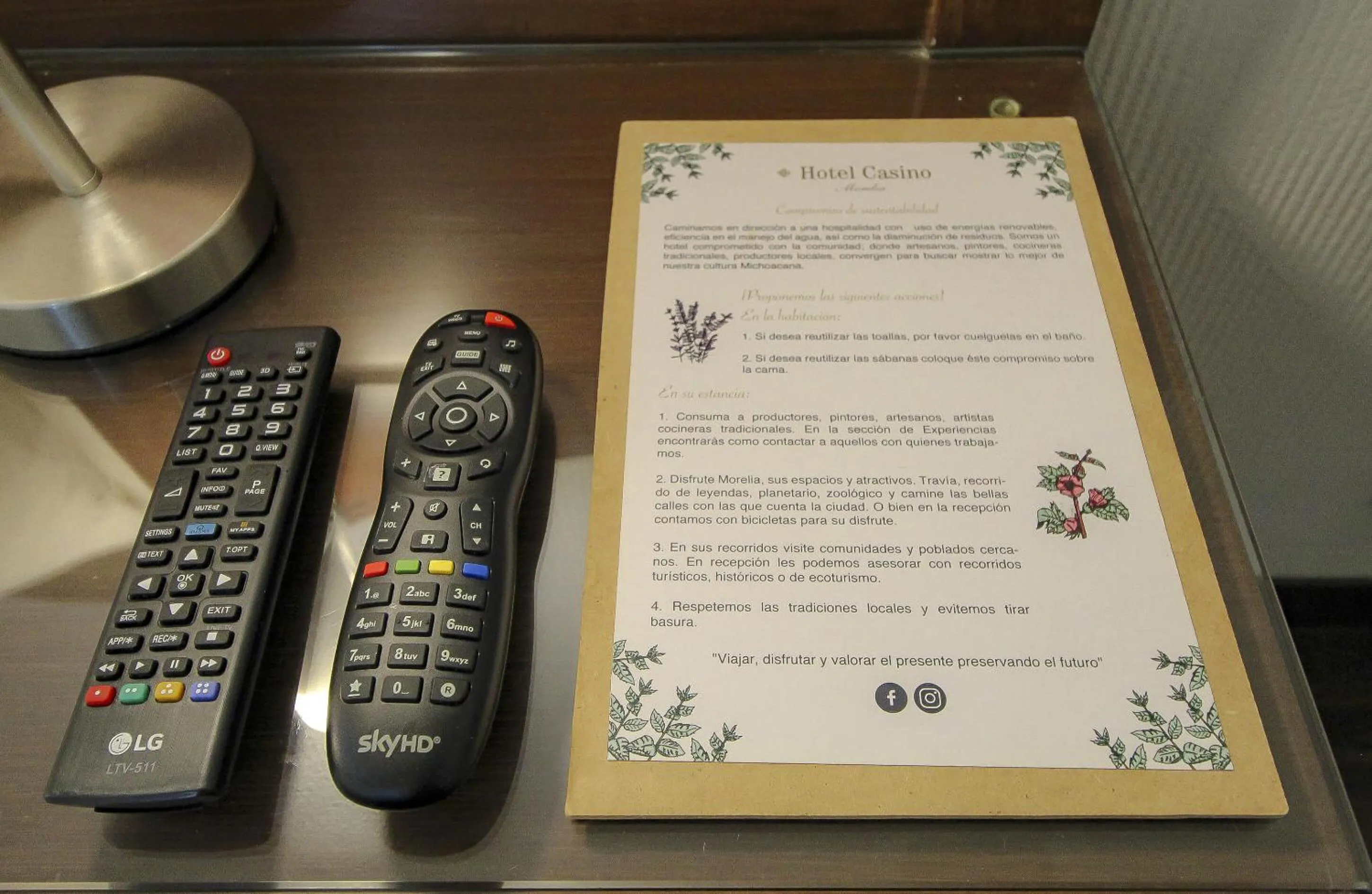 Decorative detail in Hotel Casino Morelia