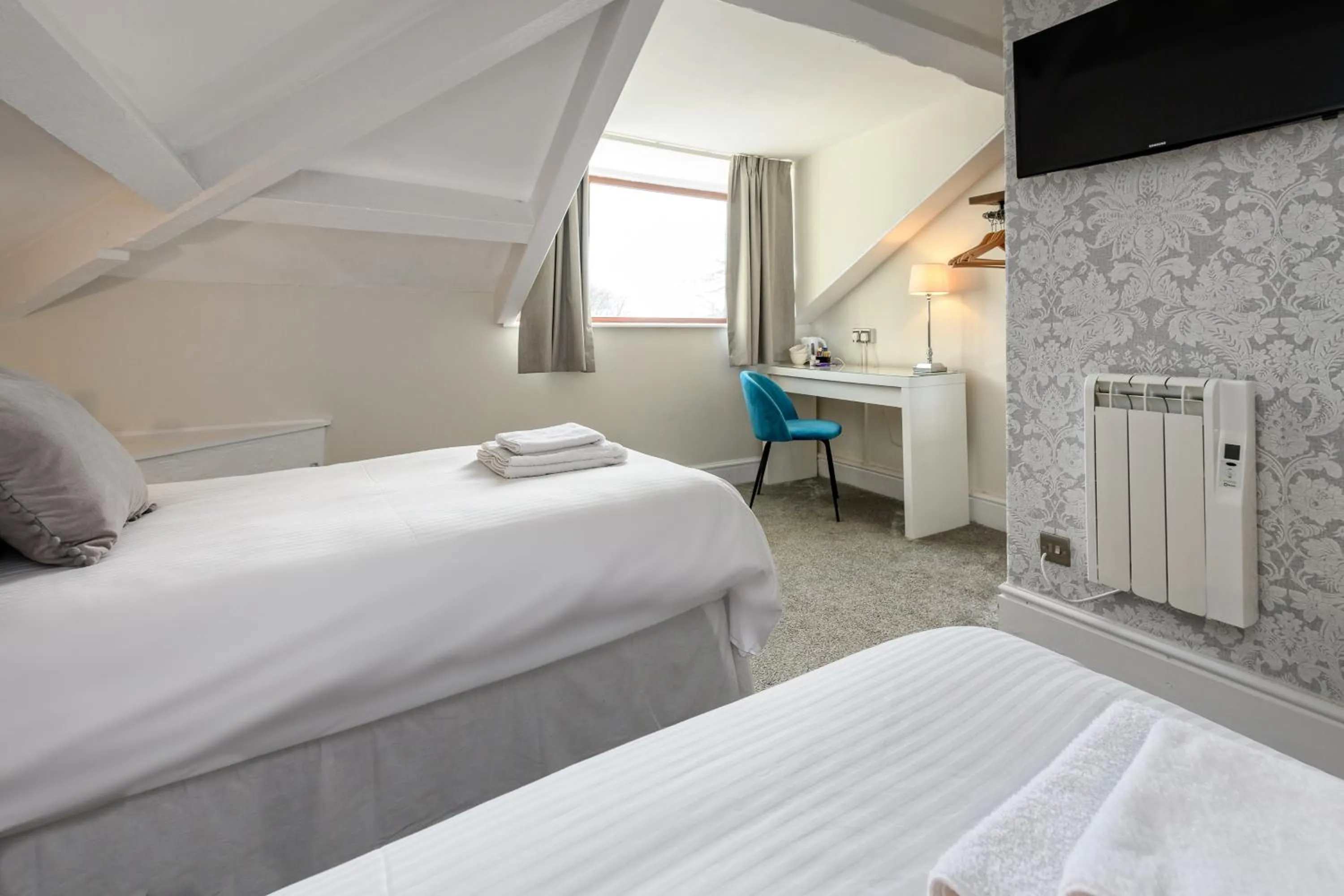 Bed in Woodlands Hall Hotel