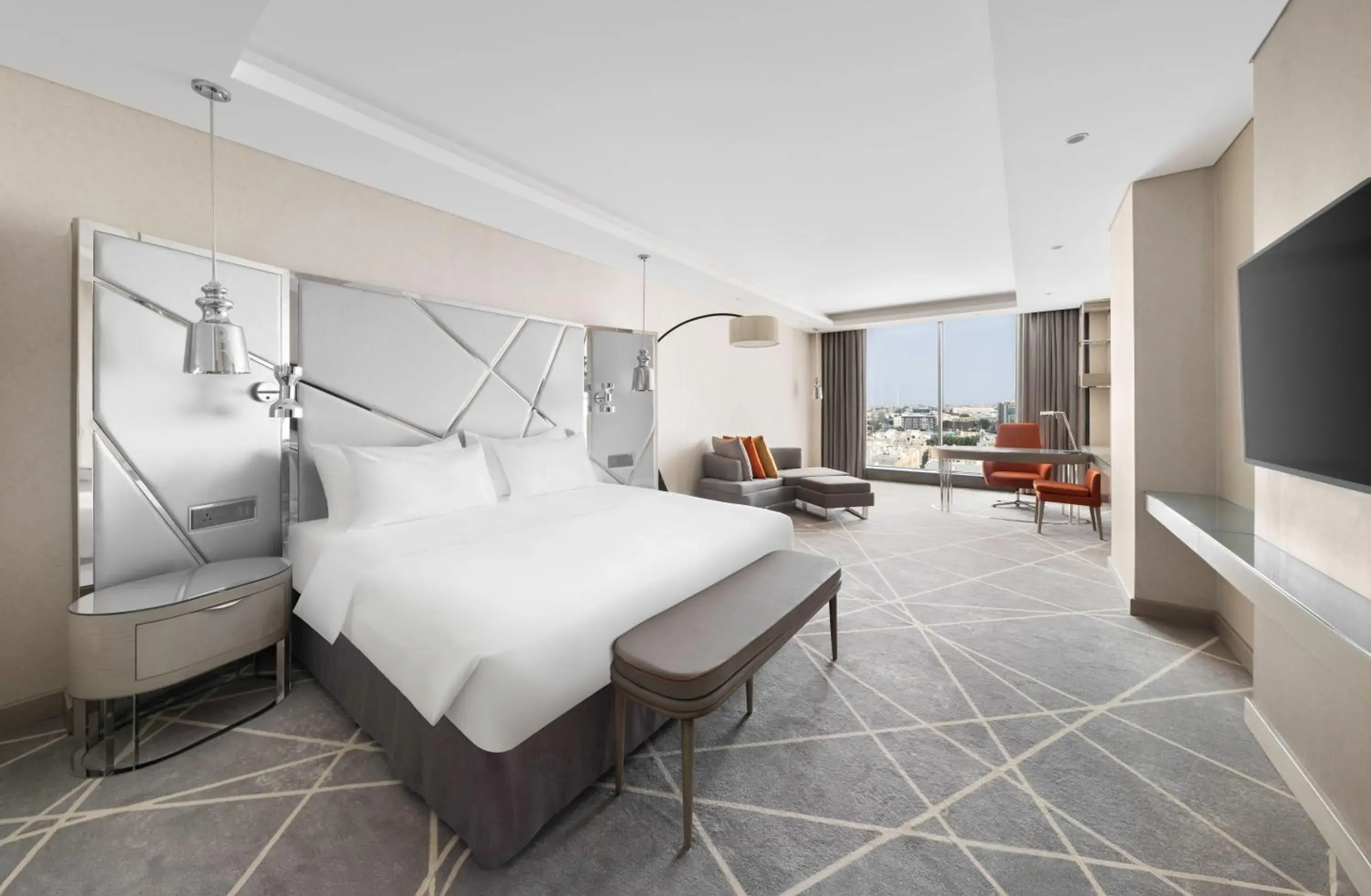 Bedroom, Bed in Radisson Blu Hotel and Convention Center, Riyadh Minhal Bedroom, Bed in Radisson Blu Hotel and Convention Center, Riyadh Minhal