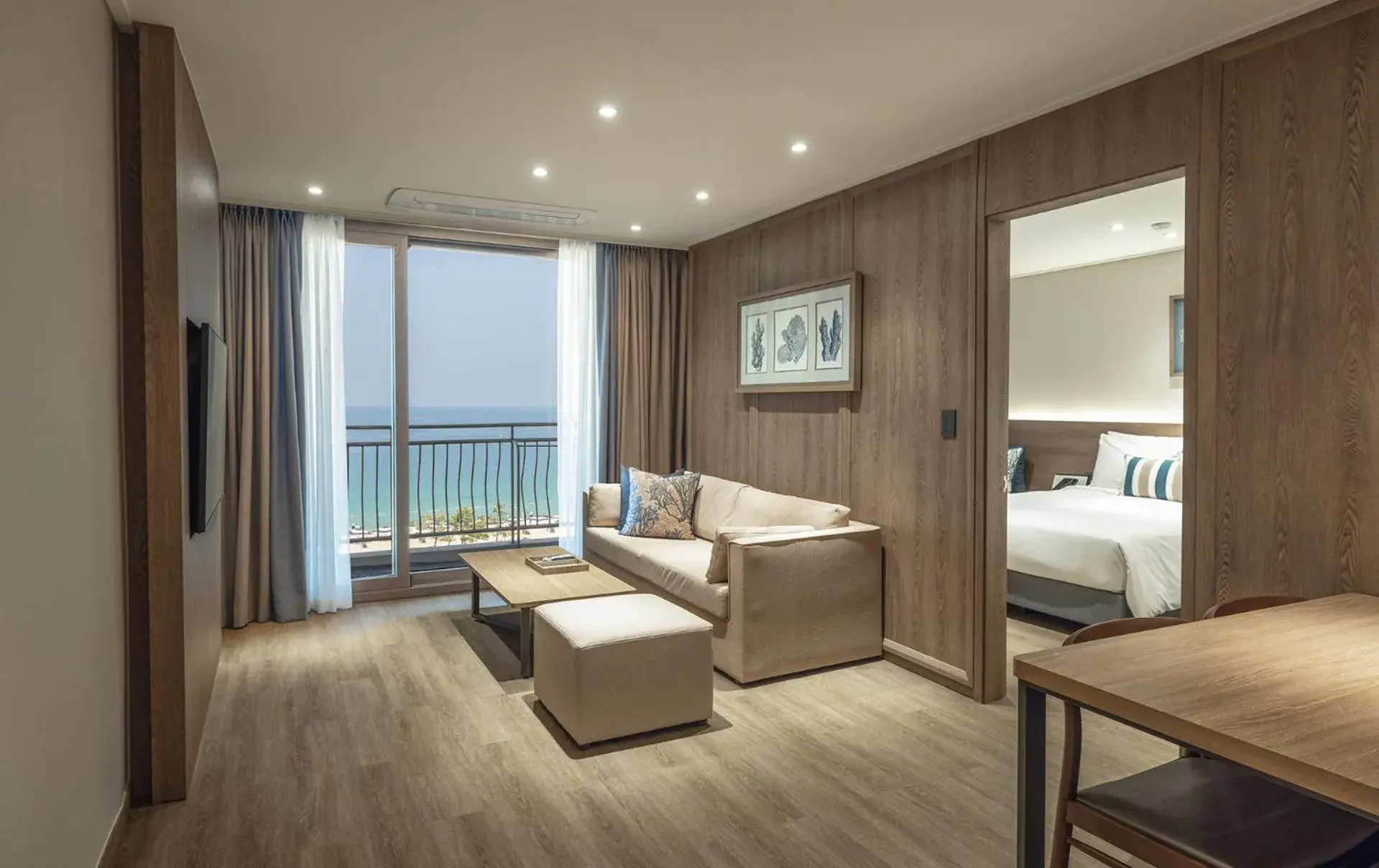 Bed in Kensington Resort Seorak Beach Bed in Kensington Resort Seorak Beach