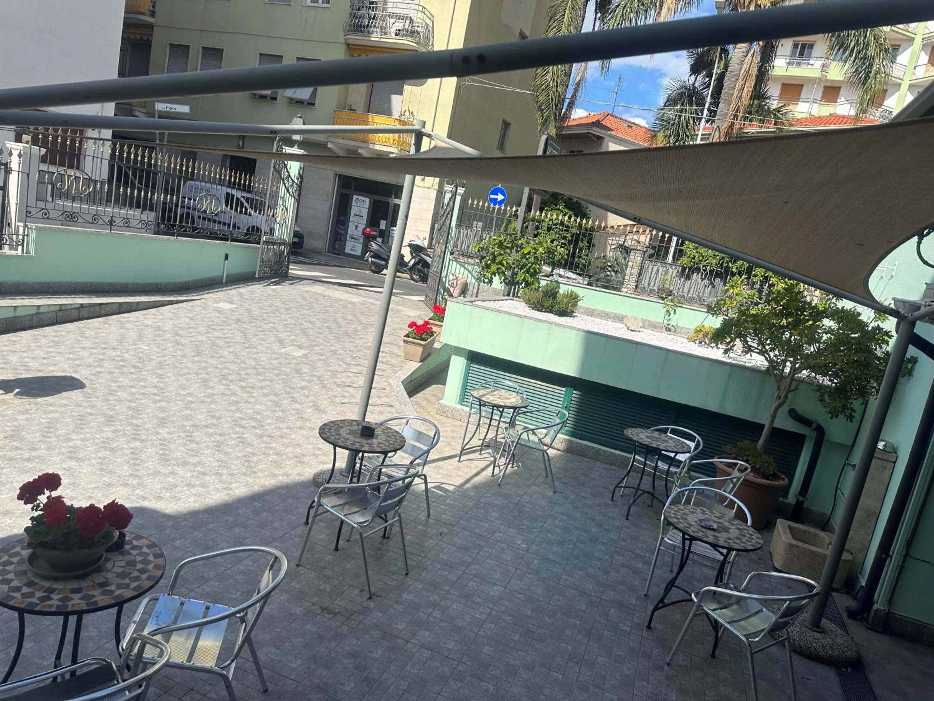 Garden in Hotel Jean Marie