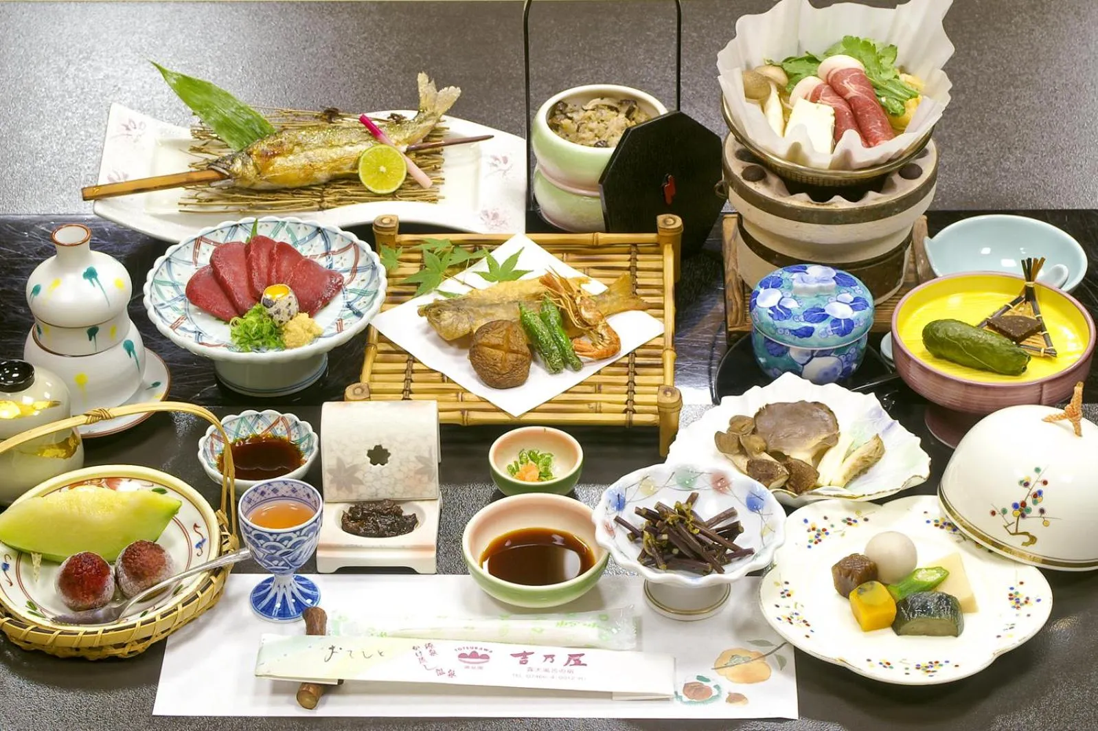 Dinner in Kosenkaku Yoshinoya