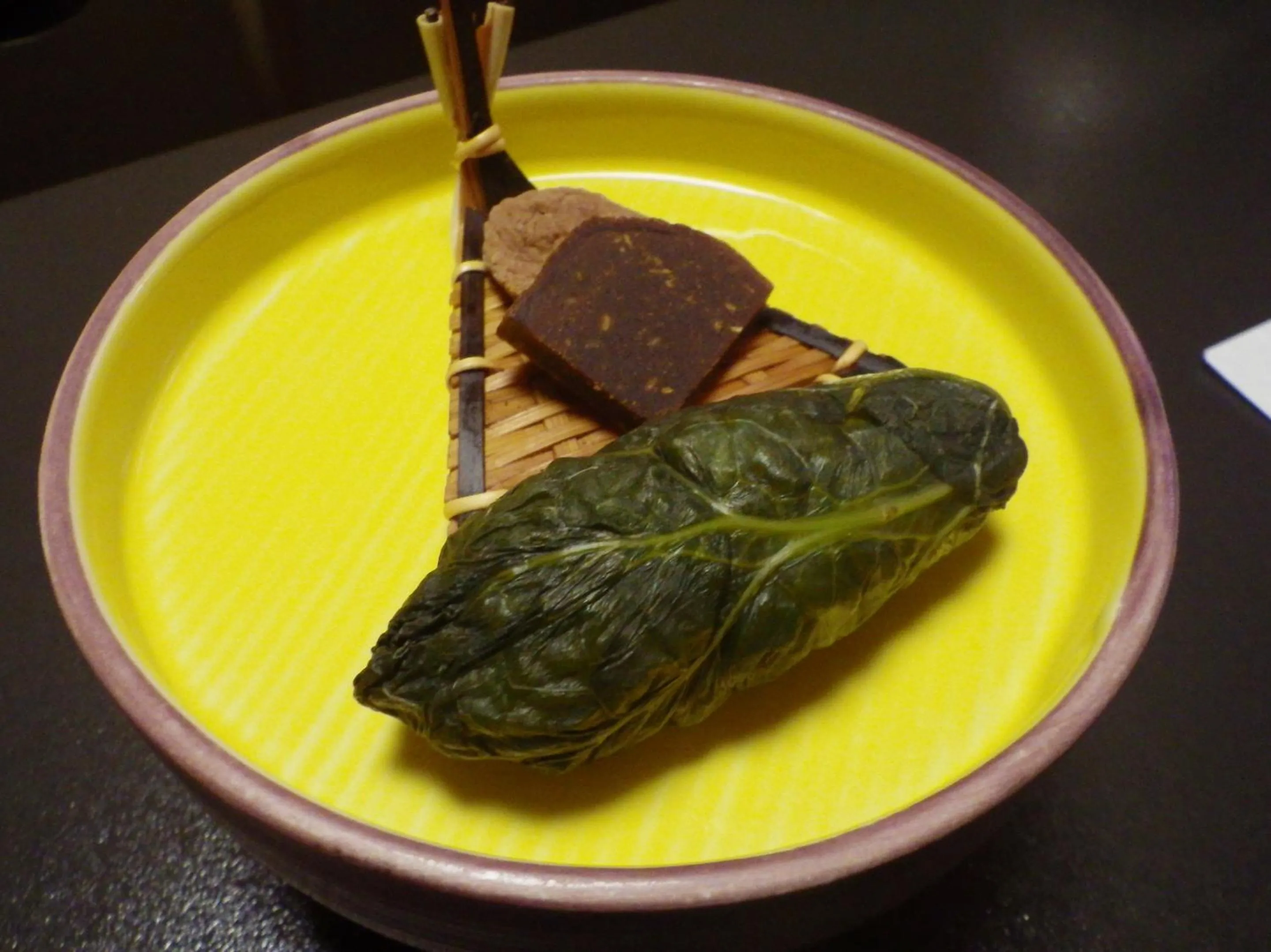 Food close-up in Kosenkaku Yoshinoya