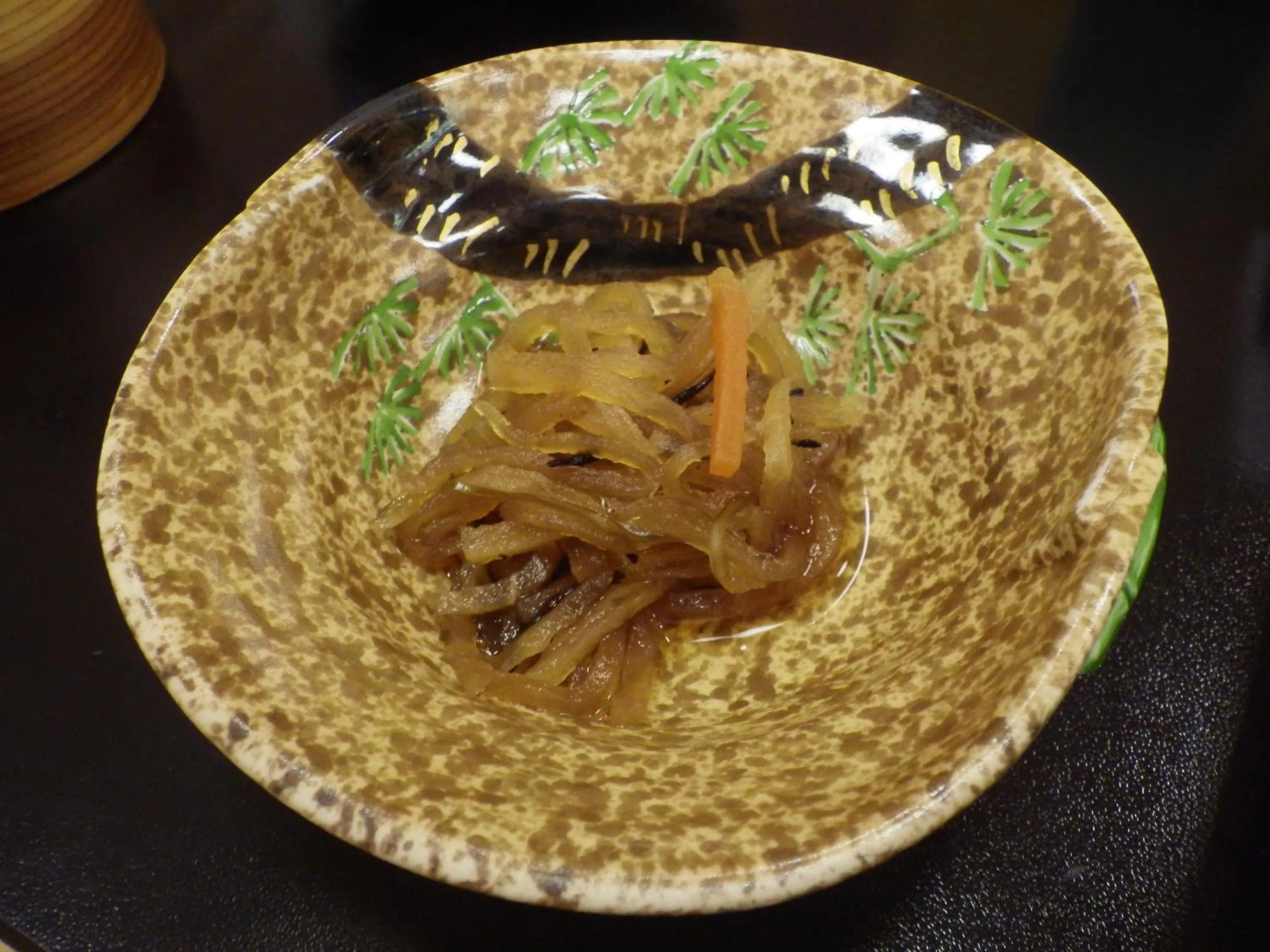 Food close-up in Kosenkaku Yoshinoya