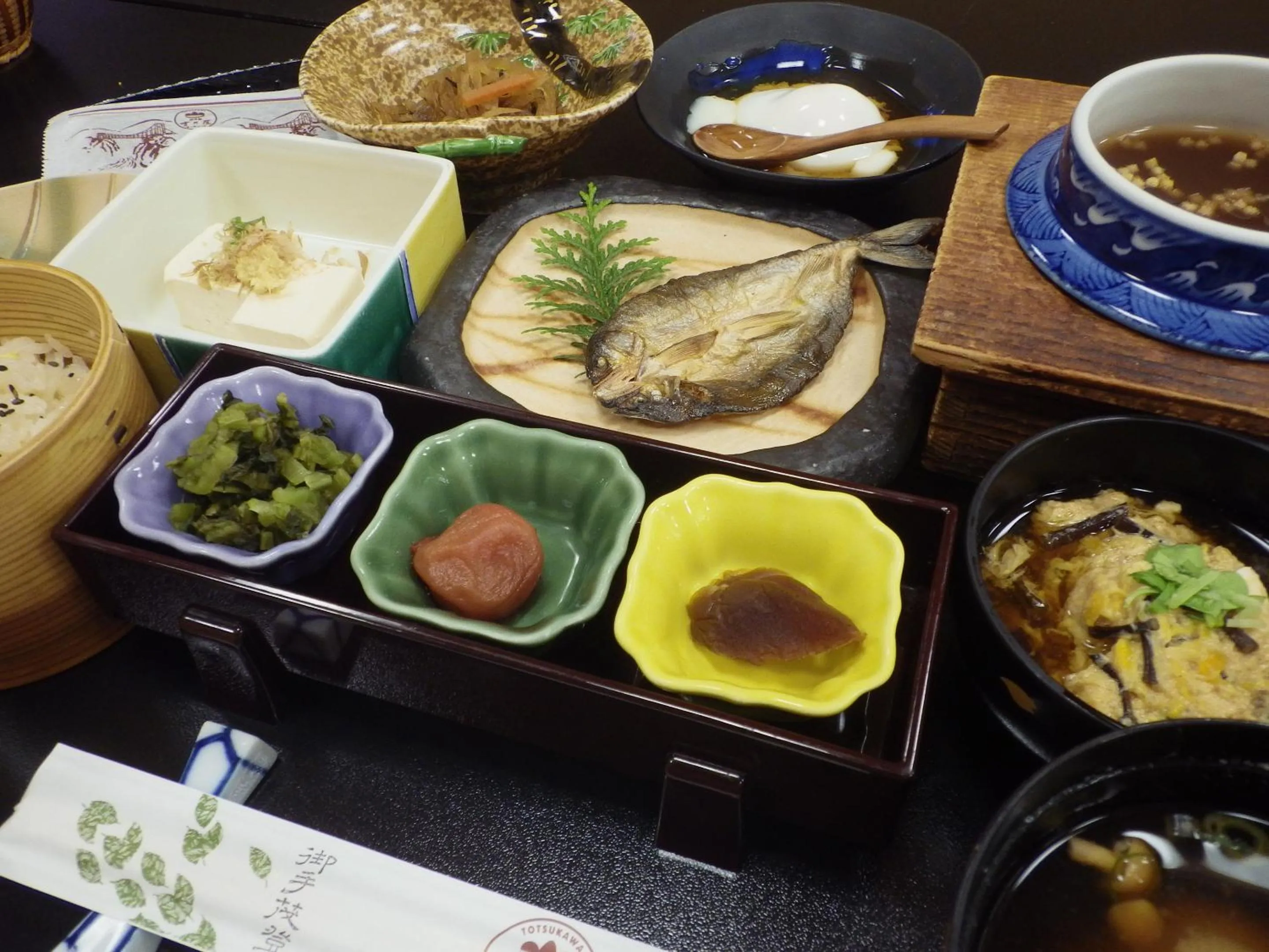 Asian breakfast in Kosenkaku Yoshinoya