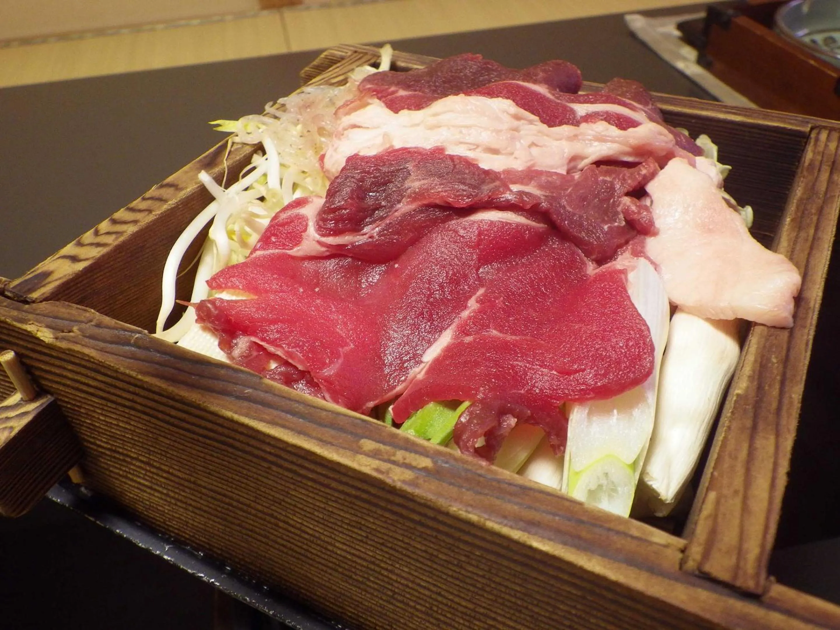 Food close-up in Kosenkaku Yoshinoya