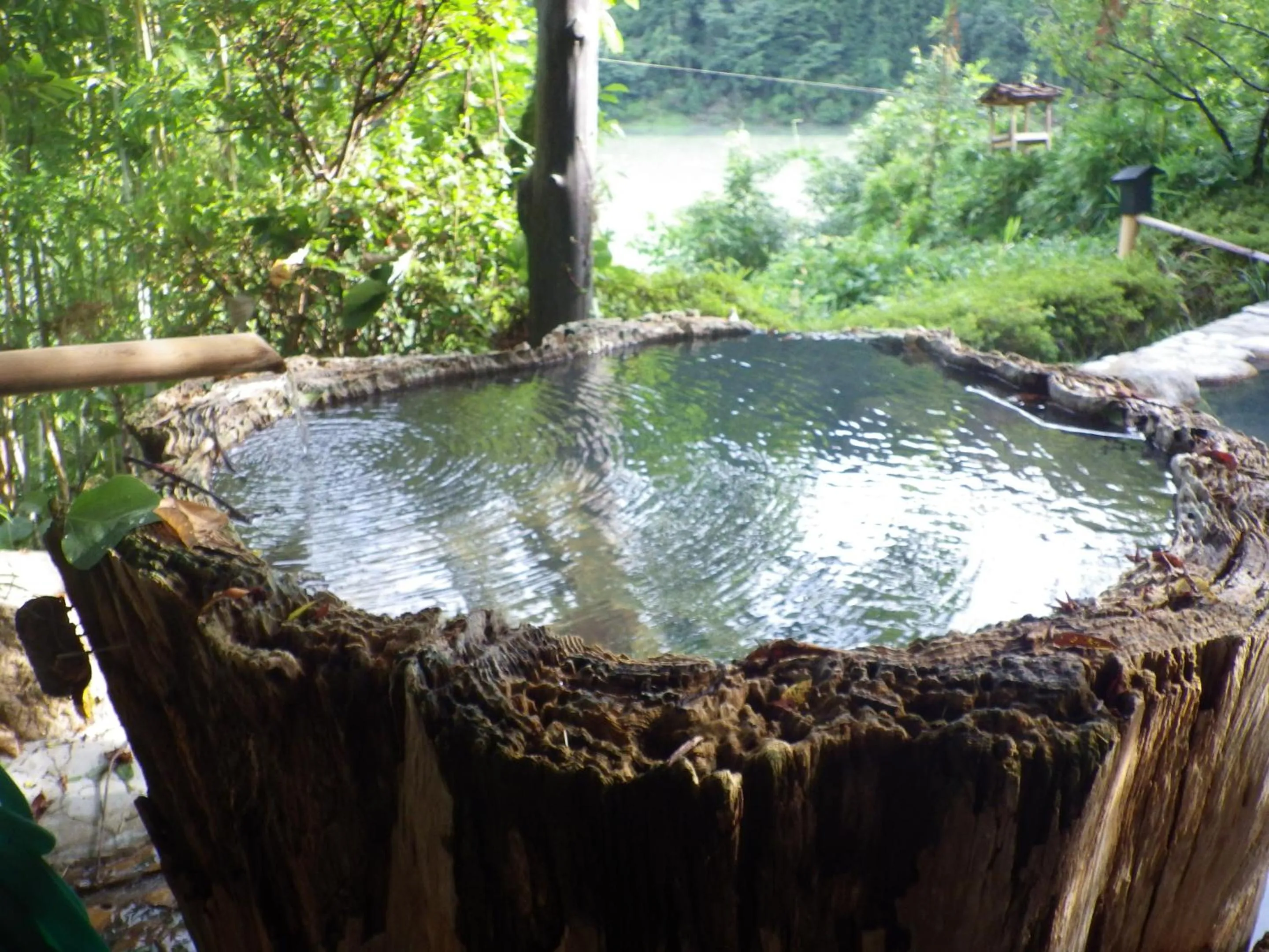 Open Air Bath in Kosenkaku Yoshinoya
