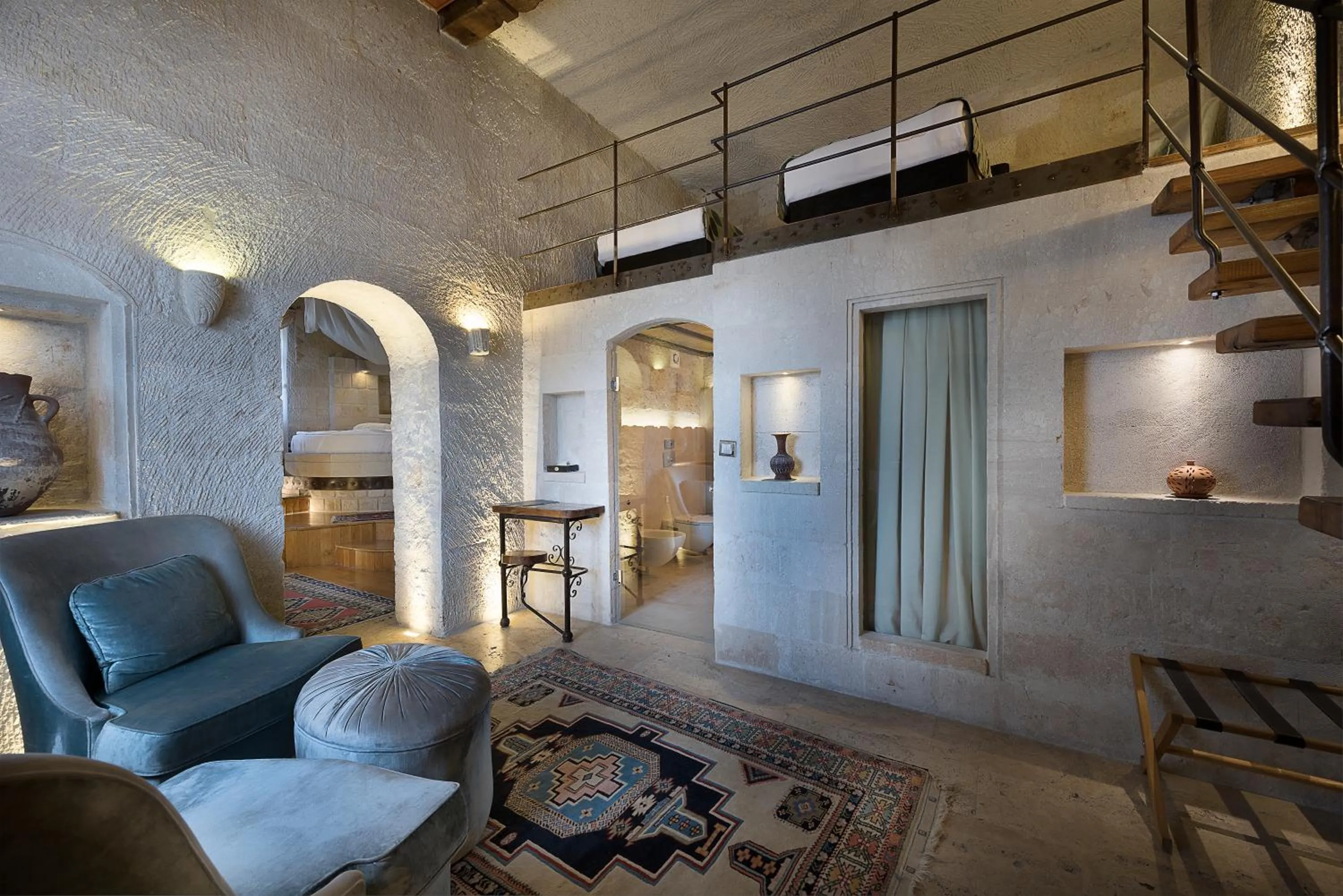 Seating area in Anatolian Houses Cave Hotel & SPA