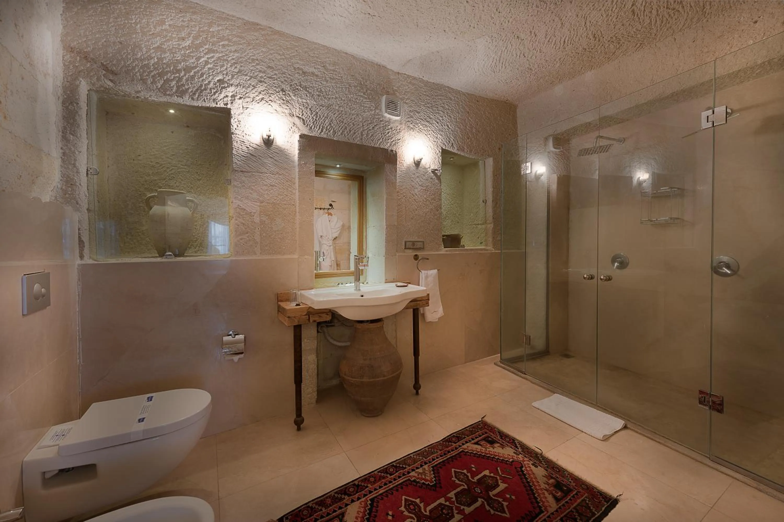Bathroom in Anatolian Houses Cave Hotel & SPA