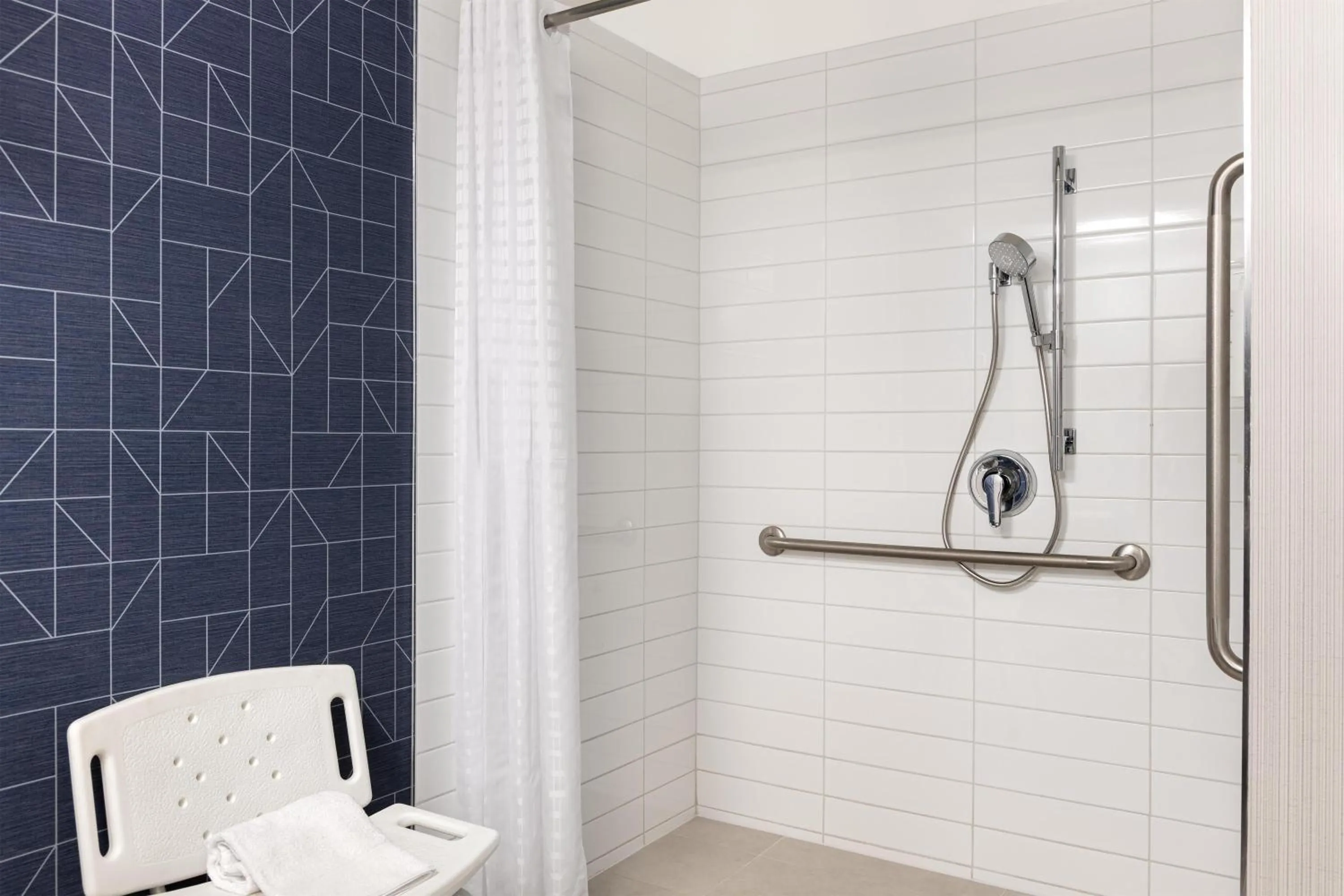 Bathroom in Spark by Hilton Toronto Mississauga