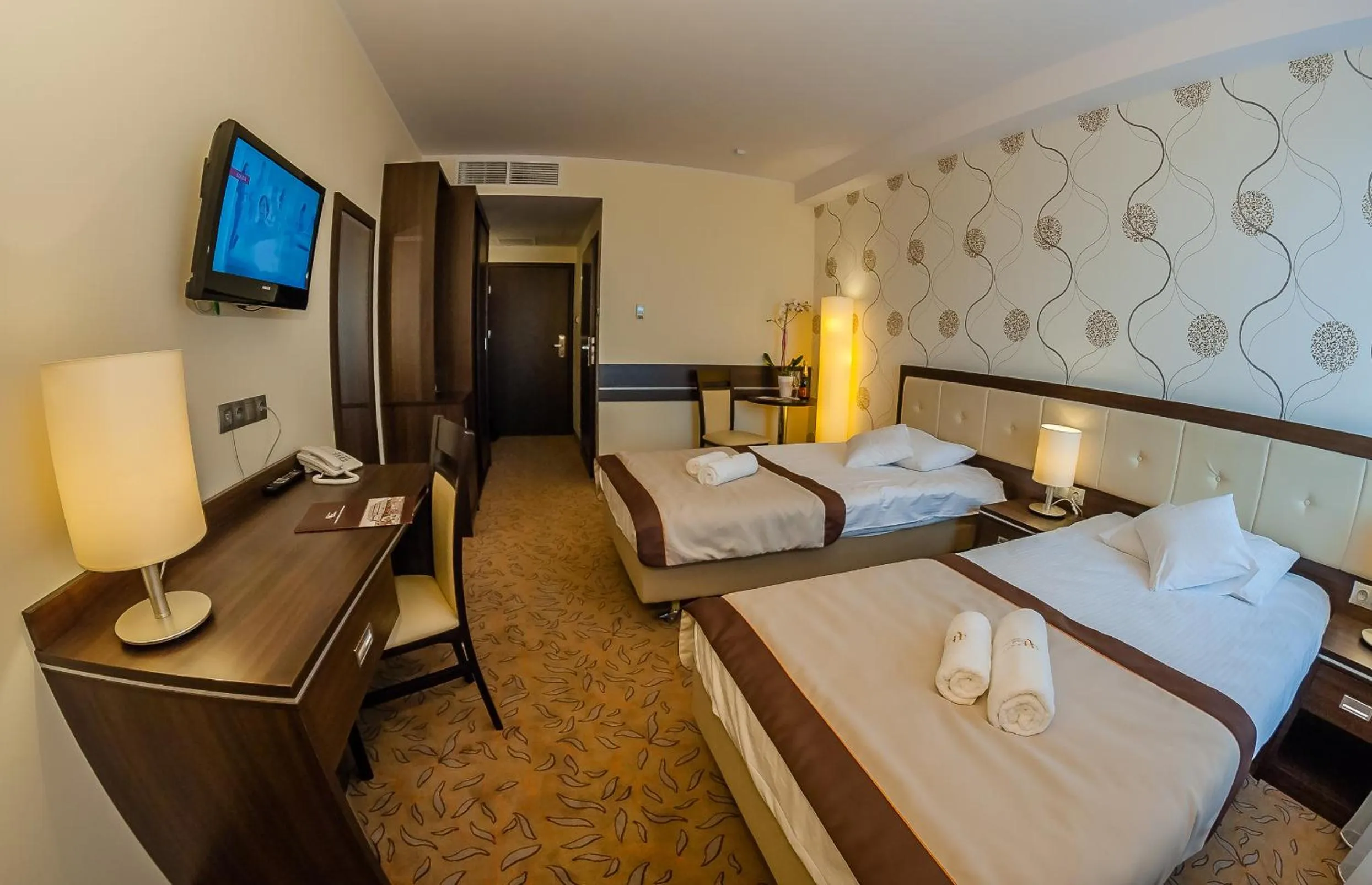 Bed in Hotel Czardasz Spa & Wellness