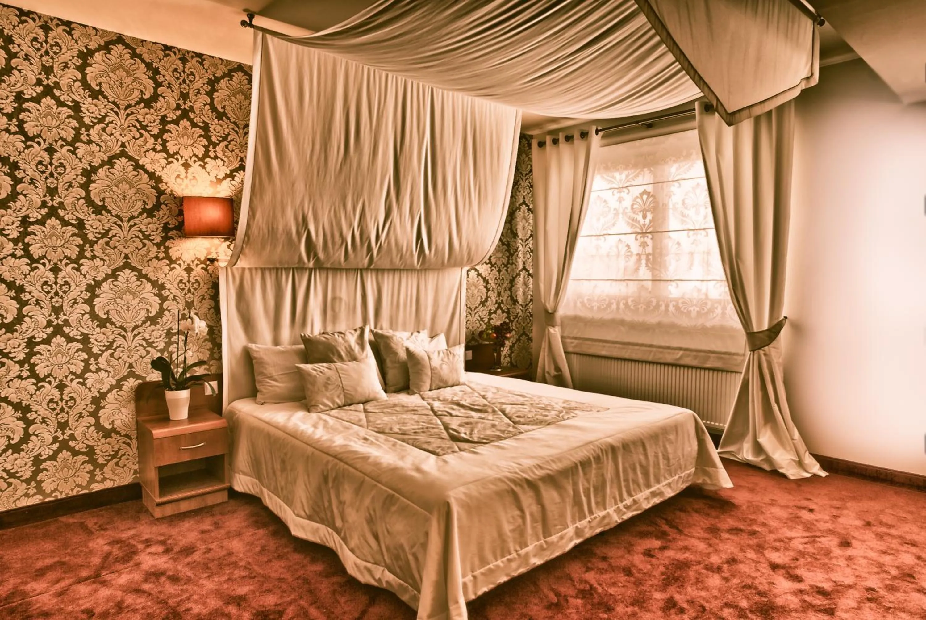 Bed in Hotel Czardasz Spa & Wellness