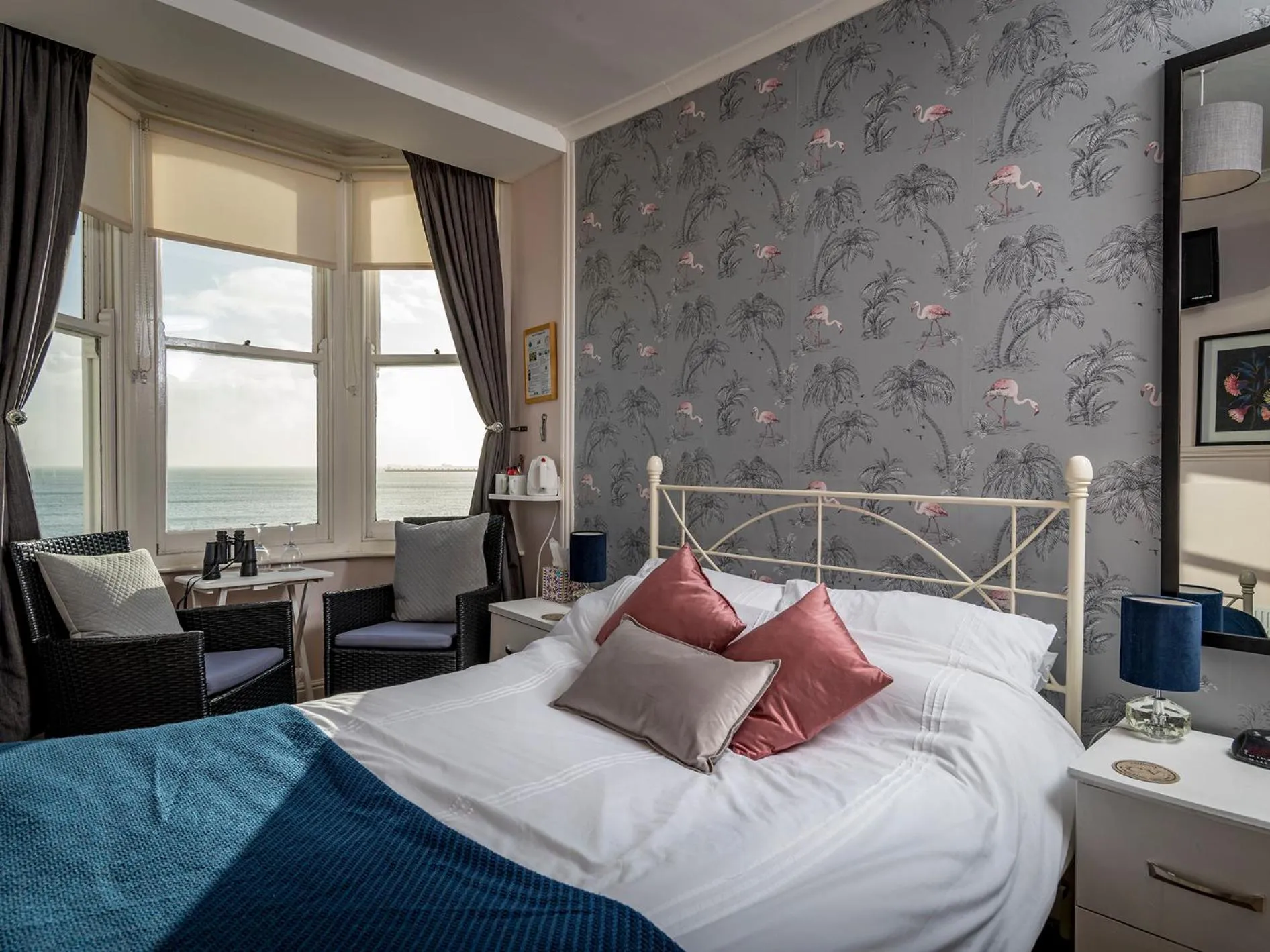 Sea view, Bed in Channel View Guest House
