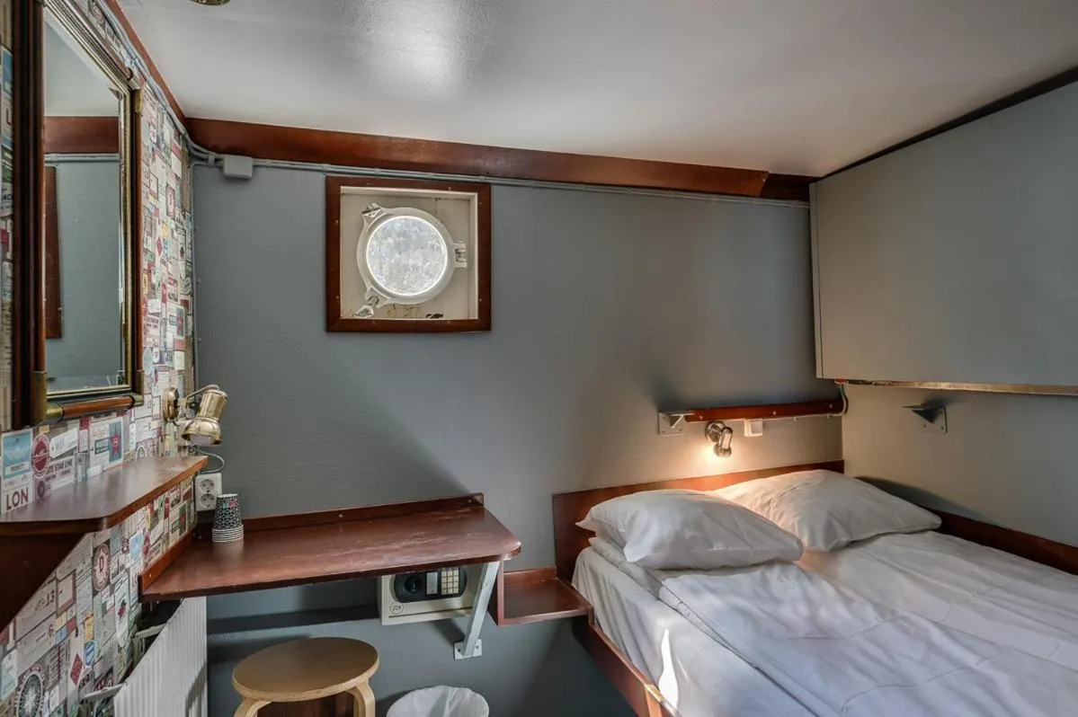 View (from property/room), Bed in Rygerfjord Hotel & Hostel