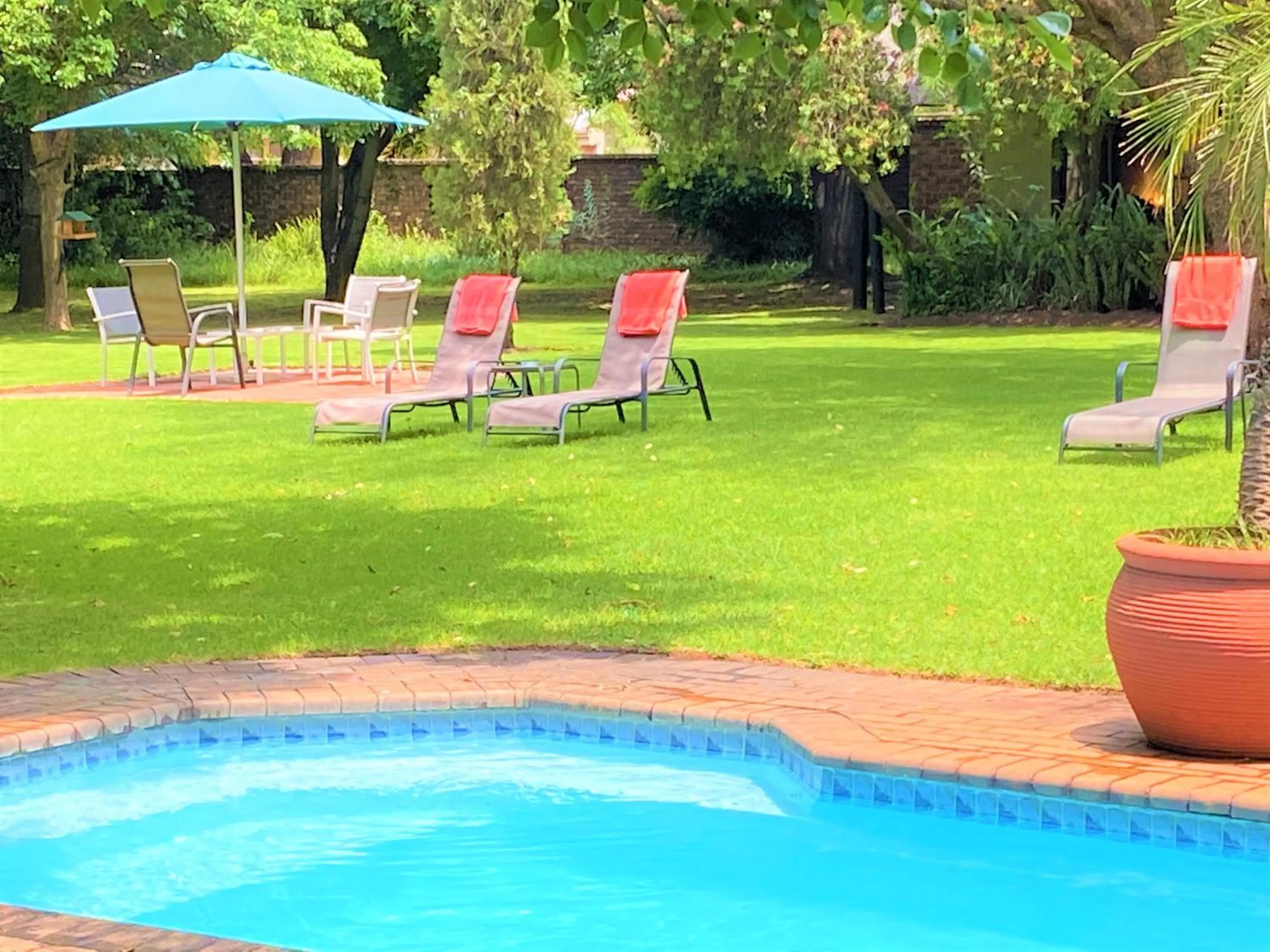 Garden in Safari Club Guest Lodge OR Tambo International Airport