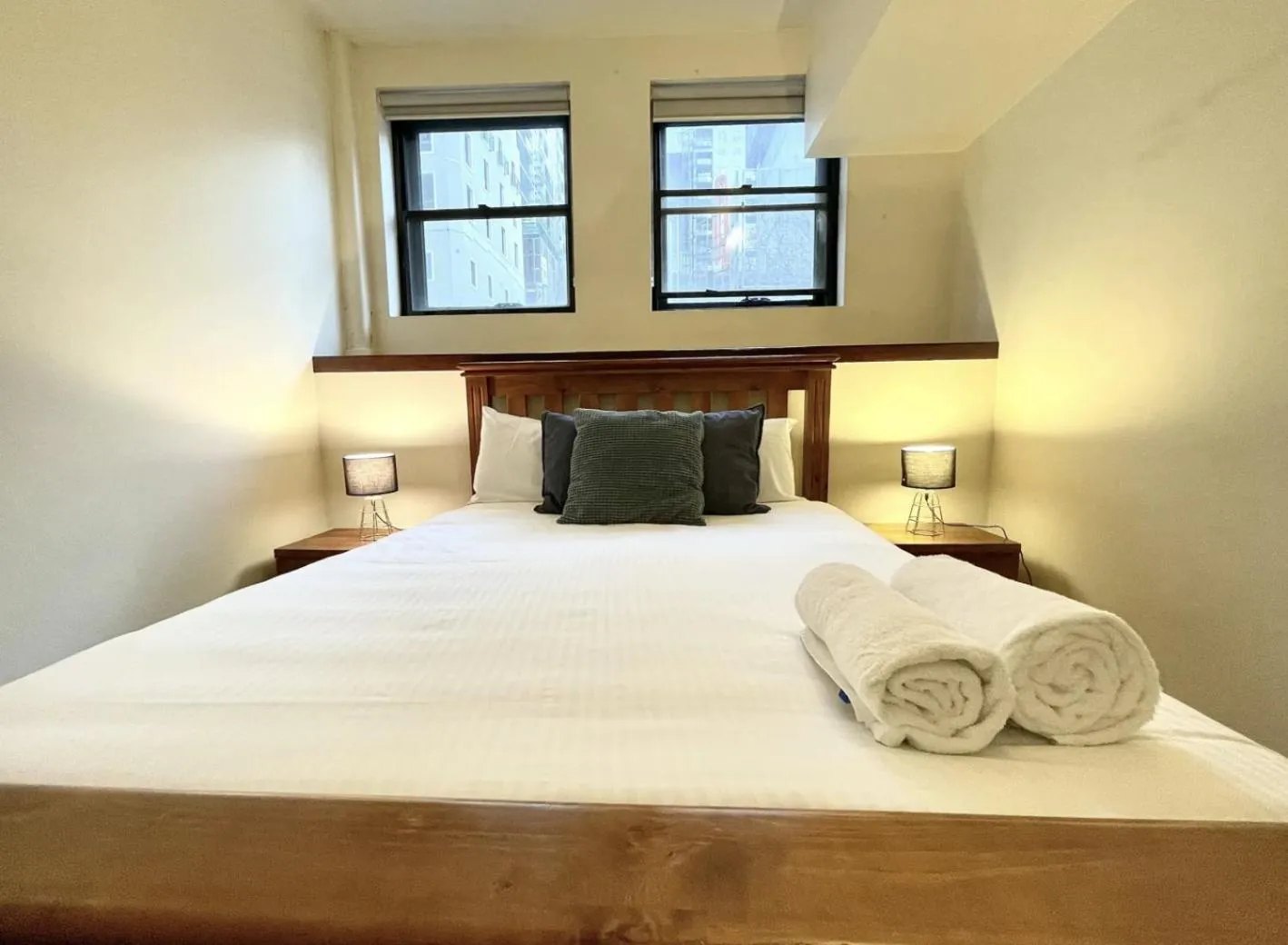 Bed in ReadySet Apartments on King