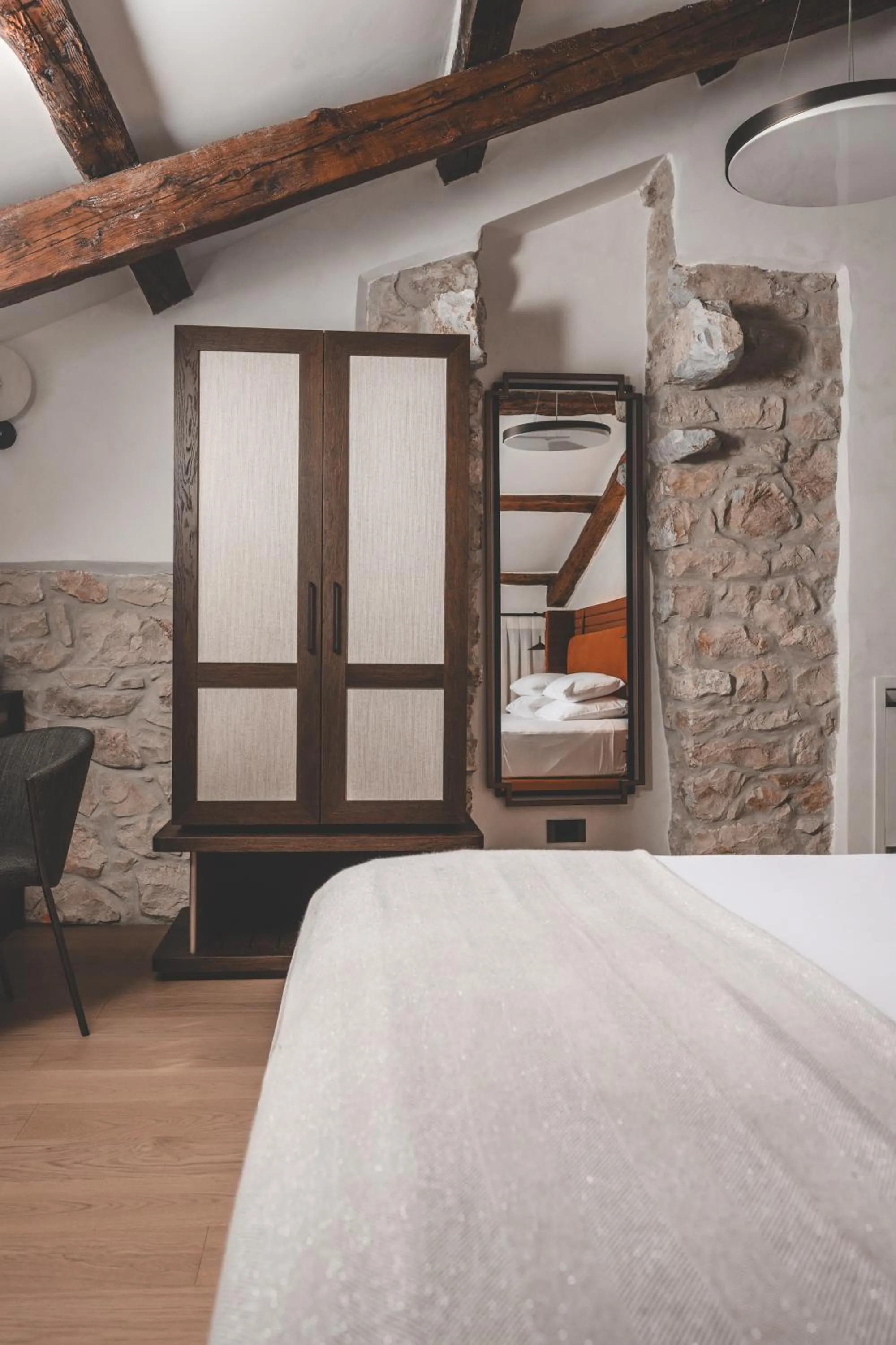 wardrobe, Bed in Boutique Hotel San Rocco