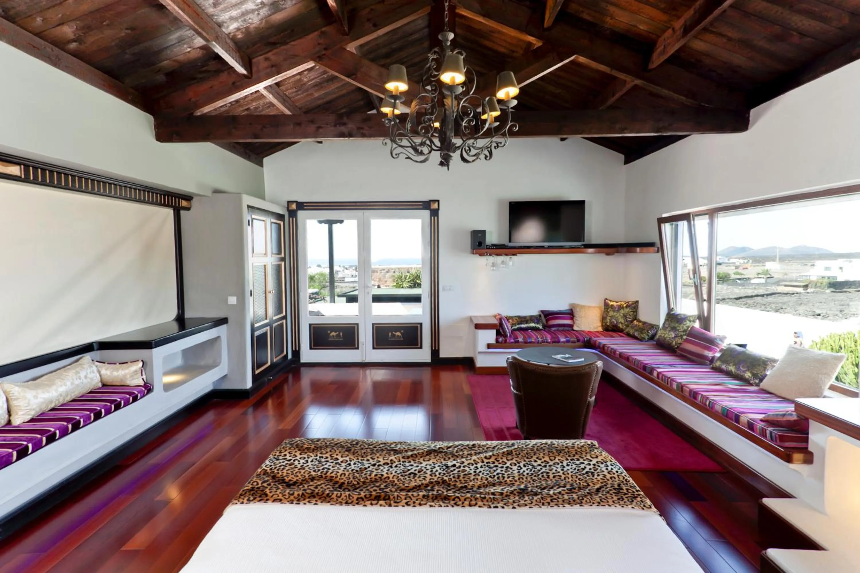 Mountain view, Bed in Casa de Hilario