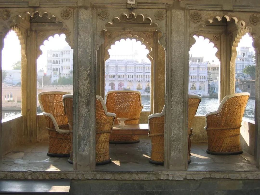 Seating area in Lalghat Haveli